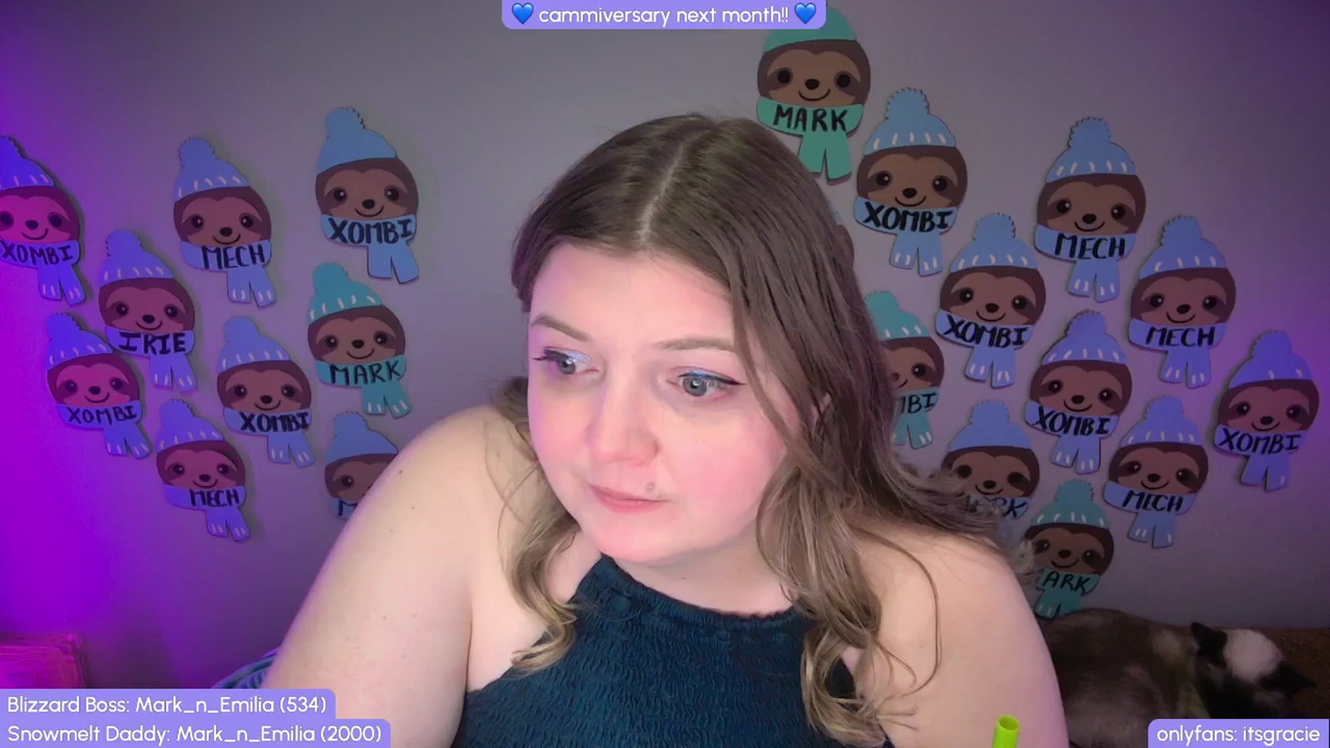 Gallery image thumbnail from Gracie's myfreecams stream on, 12/01/2025, 01:00 image 3 of 20