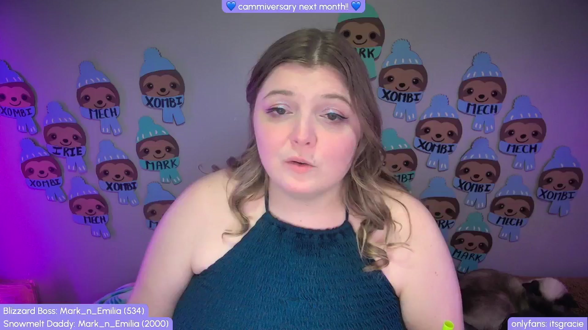 Gallery image thumbnail from Gracie's myfreecams stream on, 12/01/2025, 01:00 image 1 of 20
