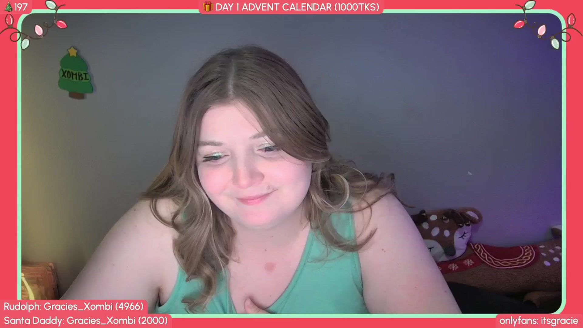 Gallery image thumbnail from Gracie's myfreecams stream on, 12/02/2025, 24:01 image 8 of 20