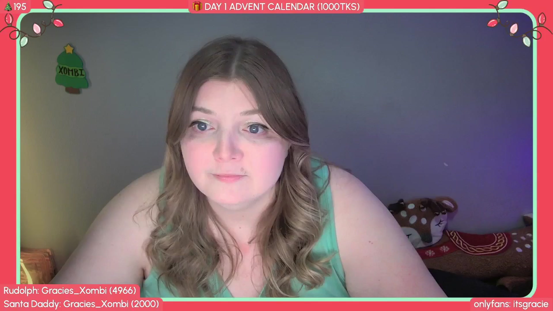 Gallery image thumbnail from Gracie's myfreecams stream on, 12/02/2025, 24:01 image 1 of 20