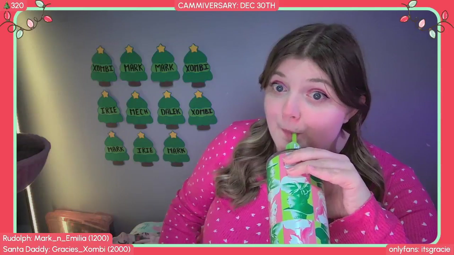 Gallery image thumbnail from Gracie's myfreecams stream on, 12/05/2025, 01:15 image 15 of 20