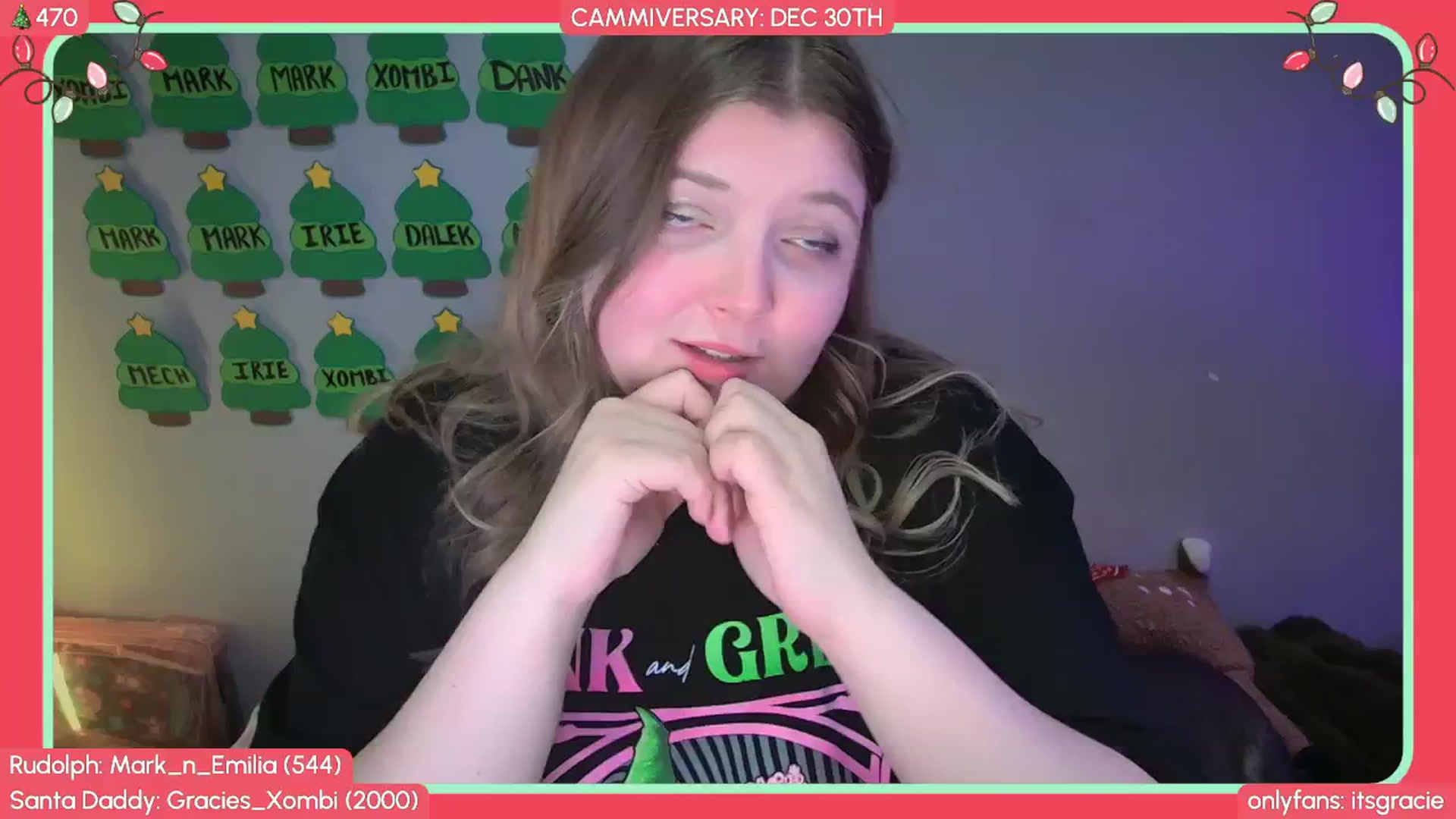 Gallery image thumbnail from Gracie's myfreecams stream on, 12/07/2025, 02:11 image 6 of 20
