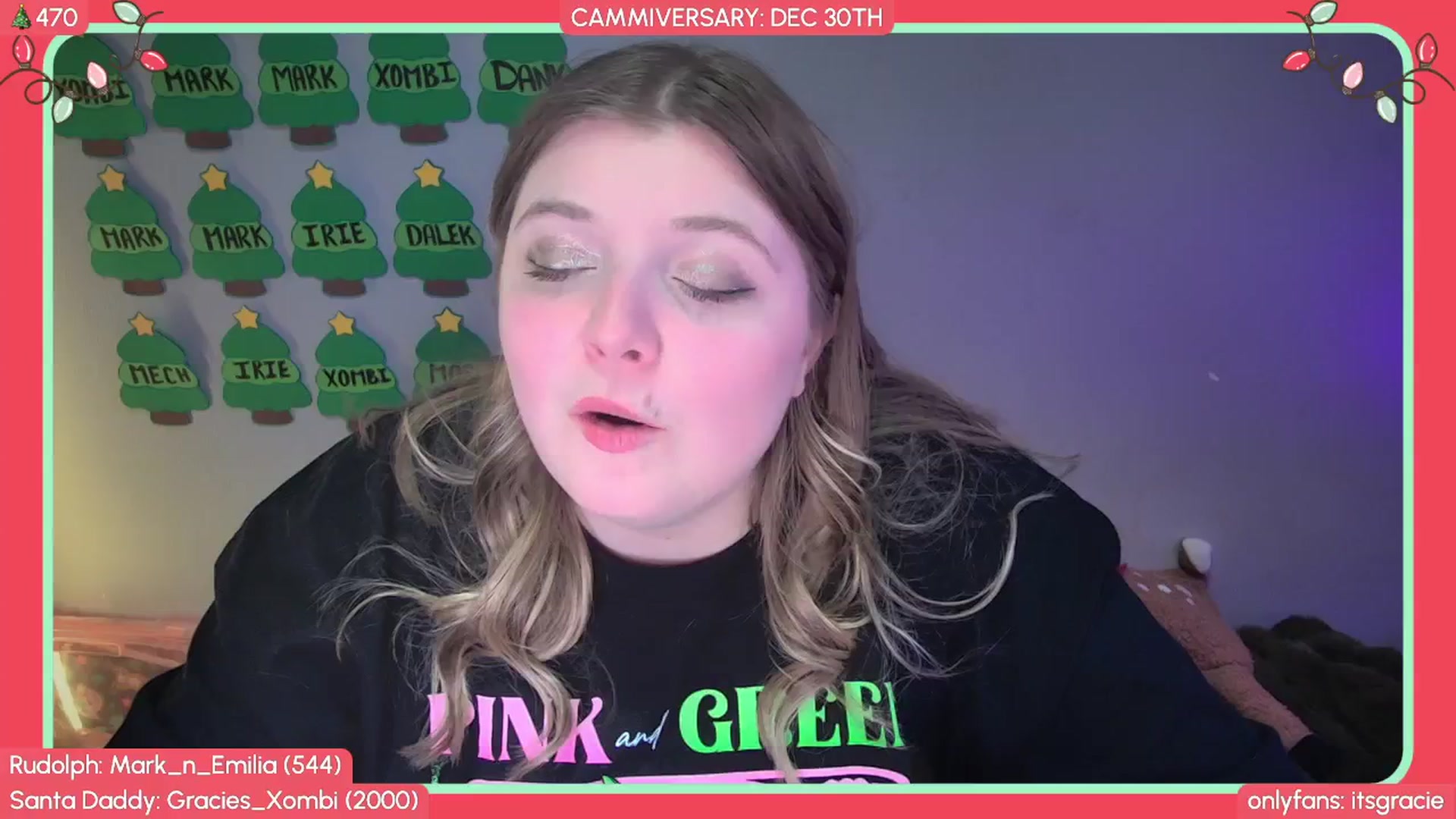 Gallery image thumbnail from Gracie's myfreecams stream on, 12/07/2025, 02:11 image 9 of 20