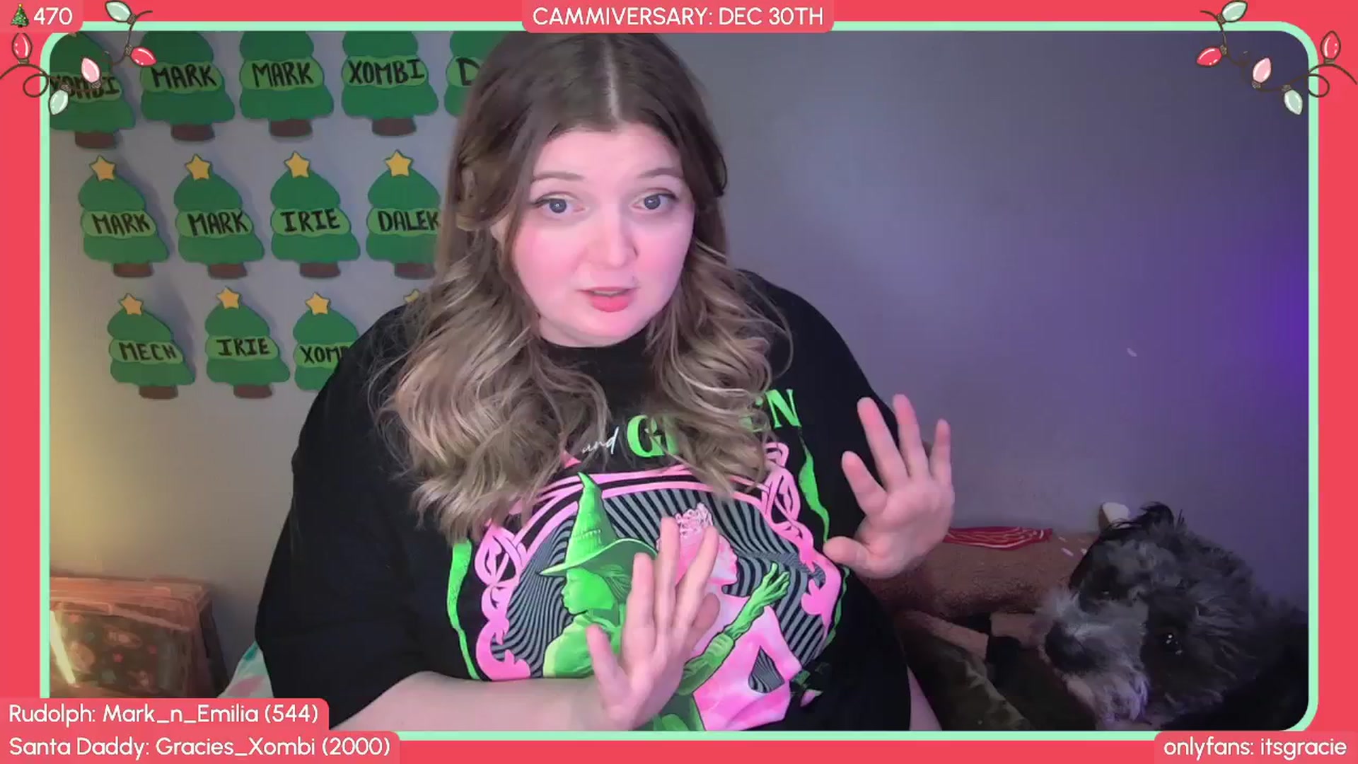 Gallery image thumbnail from Gracie's myfreecams stream on, 12/07/2025, 02:11 image 5 of 20