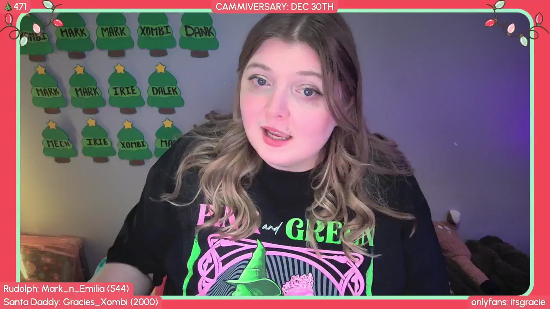 Gallery image thumbnail from Gracie's myfreecams stream on, 12/07/2025, 02:11 image 2 of 20
