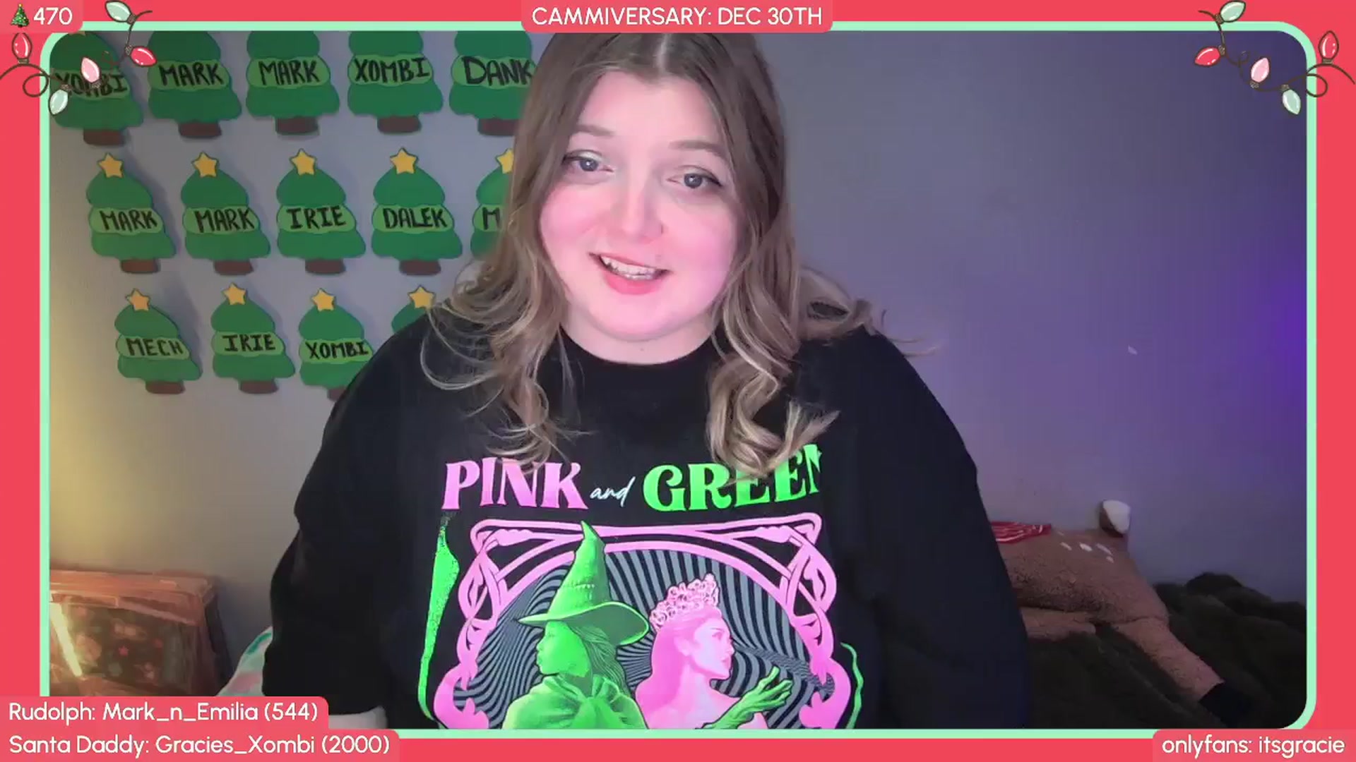 Gallery image thumbnail from Gracie's myfreecams stream on, 12/07/2025, 02:11 image 14 of 20