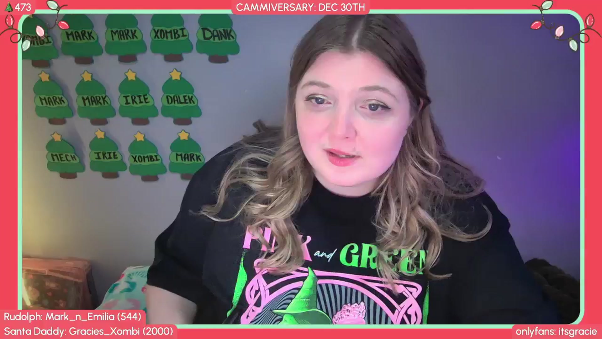 Gallery image thumbnail from Gracie's myfreecams stream on, 12/07/2025, 02:11 image 1 of 20