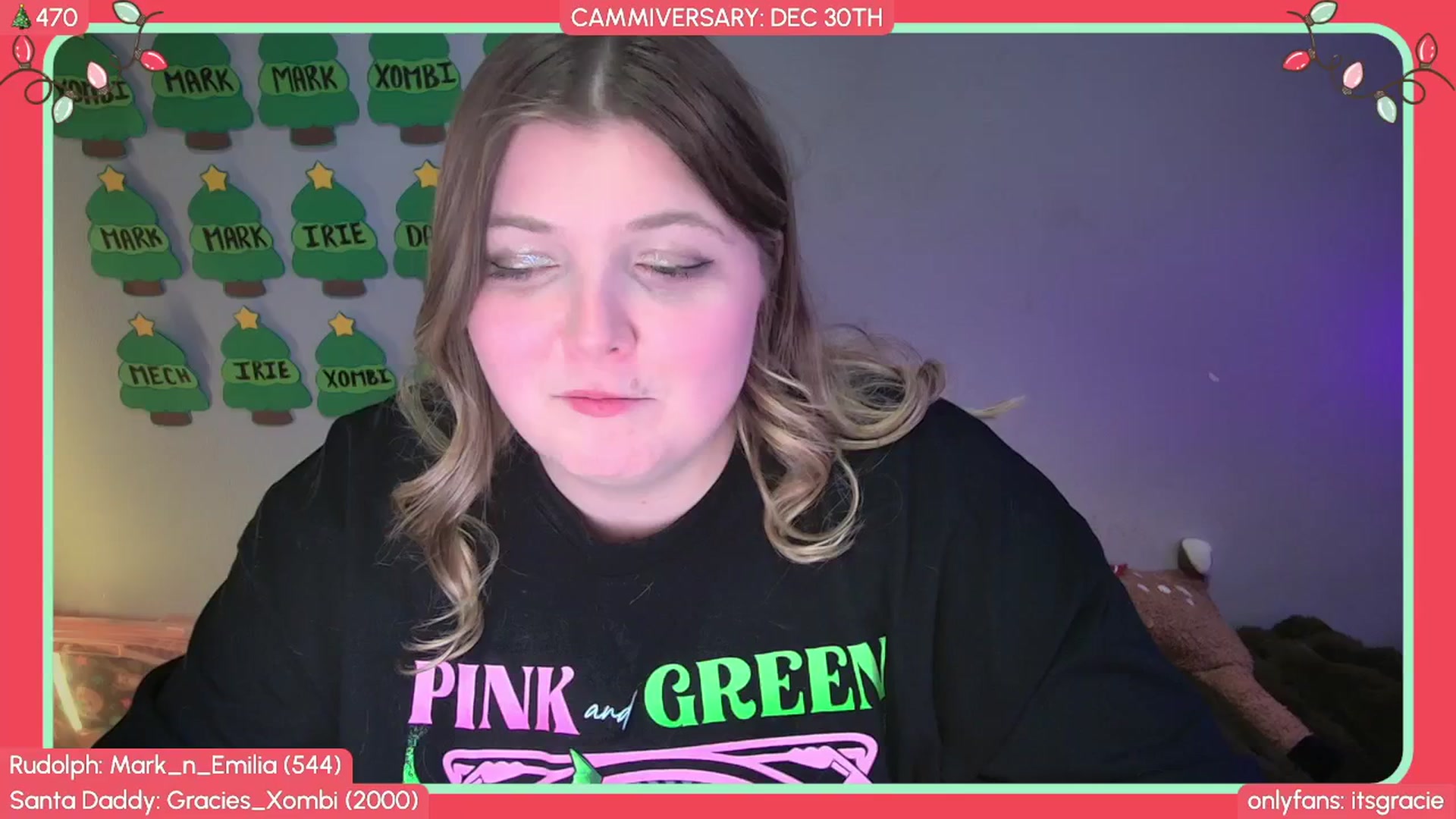 Gallery image thumbnail from Gracie's myfreecams stream on, 12/07/2025, 02:11 image 11 of 20