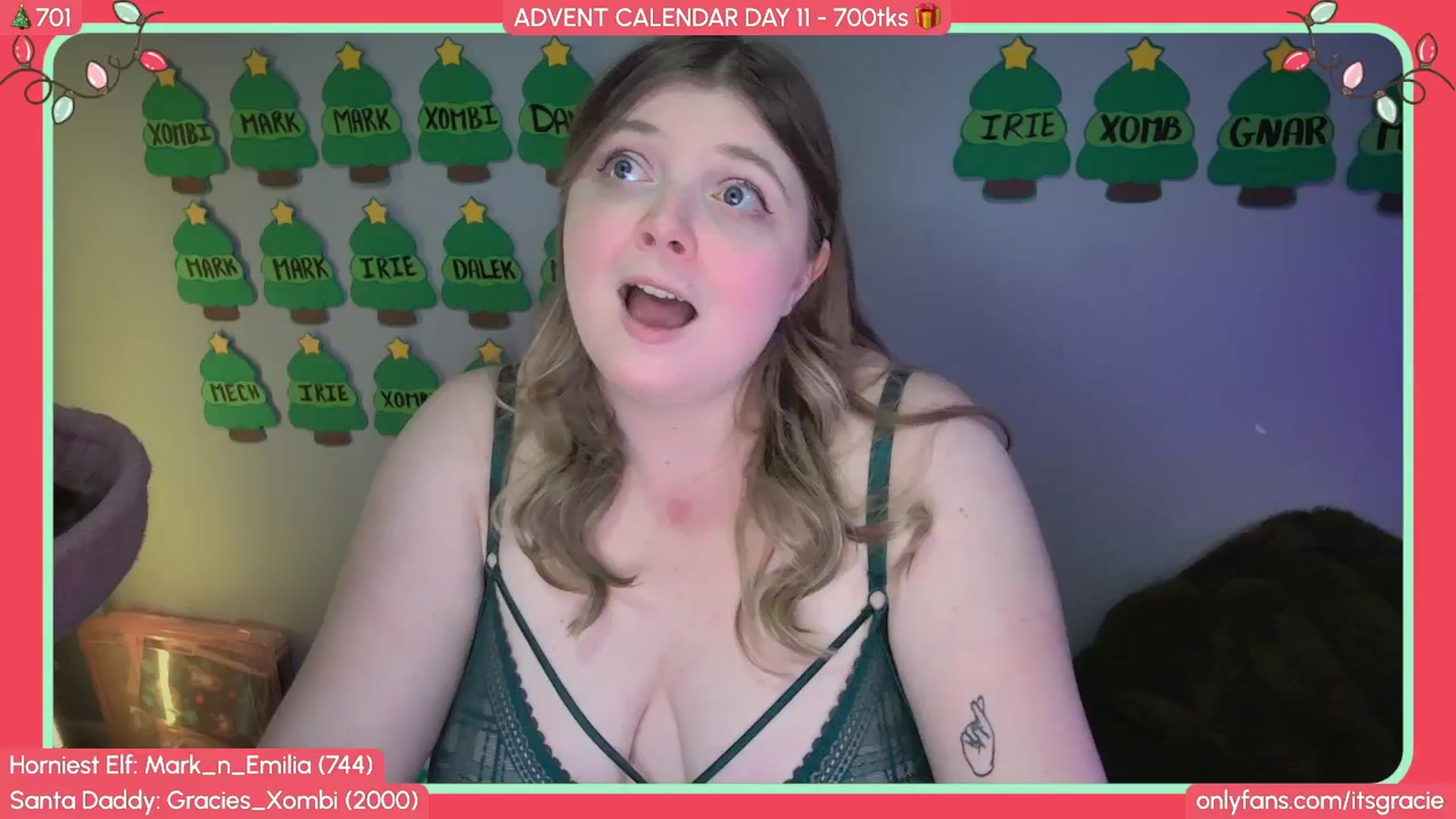 Gallery image thumbnail from Gracie's myfreecams stream on, 12/12/2025, 01:04 image 19 of 20