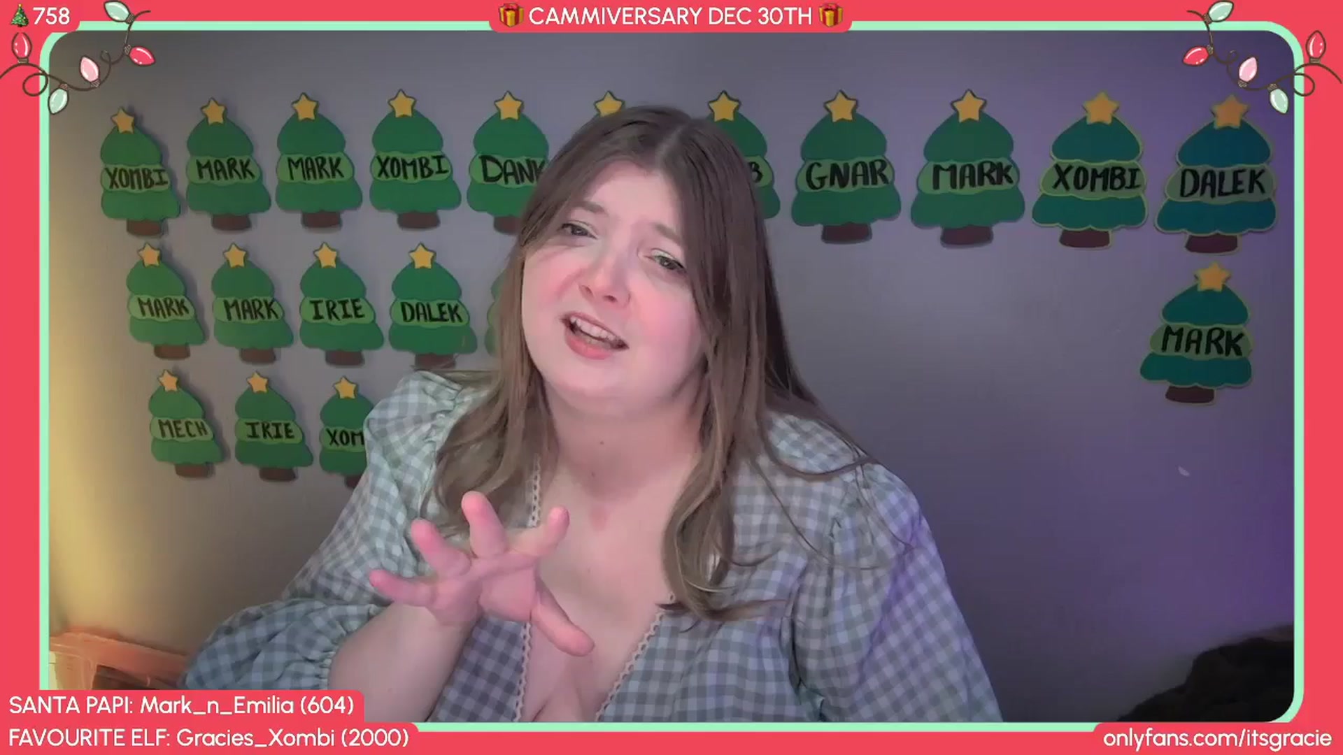 Gallery image thumbnail from Gracie's myfreecams stream on, 12/15/2025, 01:21 image 18 of 20