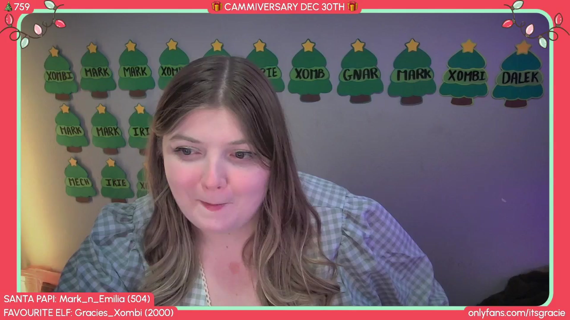Gallery image thumbnail from Gracie's myfreecams stream on, 12/15/2025, 01:21 image 16 of 20