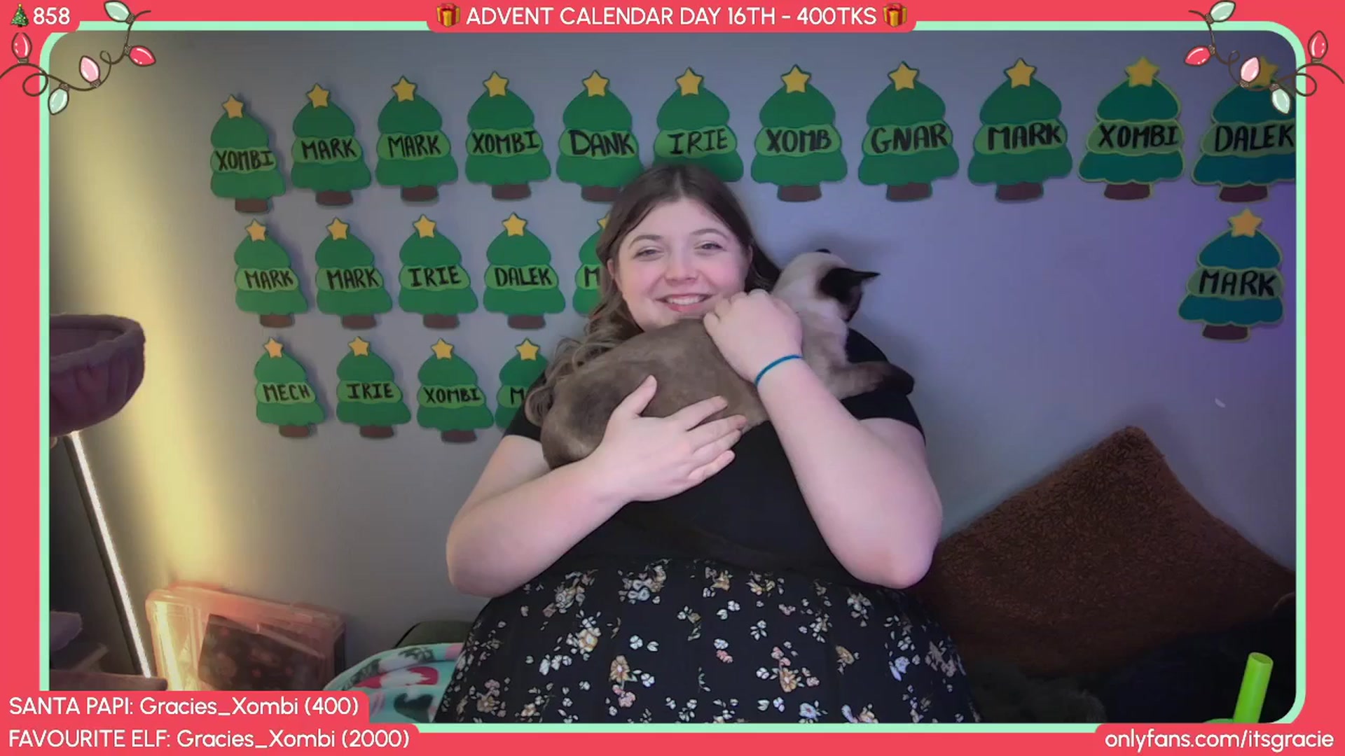 Gallery image thumbnail from Gracie's myfreecams stream on, 12/17/2025, 24:55 image 5 of 20
