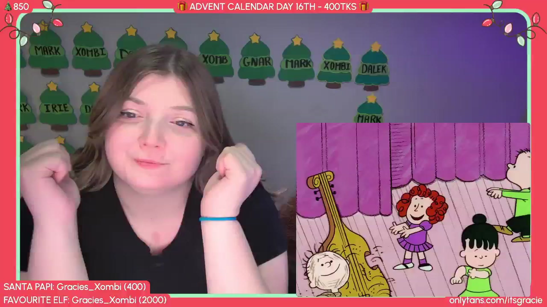 Gallery image thumbnail from Gracie's myfreecams stream on, 12/17/2025, 24:55 image 11 of 20