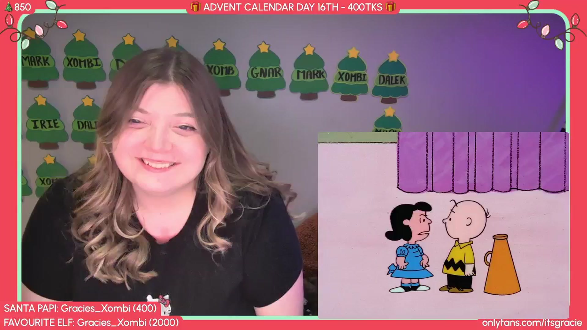Gallery image thumbnail from Gracie's myfreecams stream on, 12/17/2025, 24:55 image 12 of 20