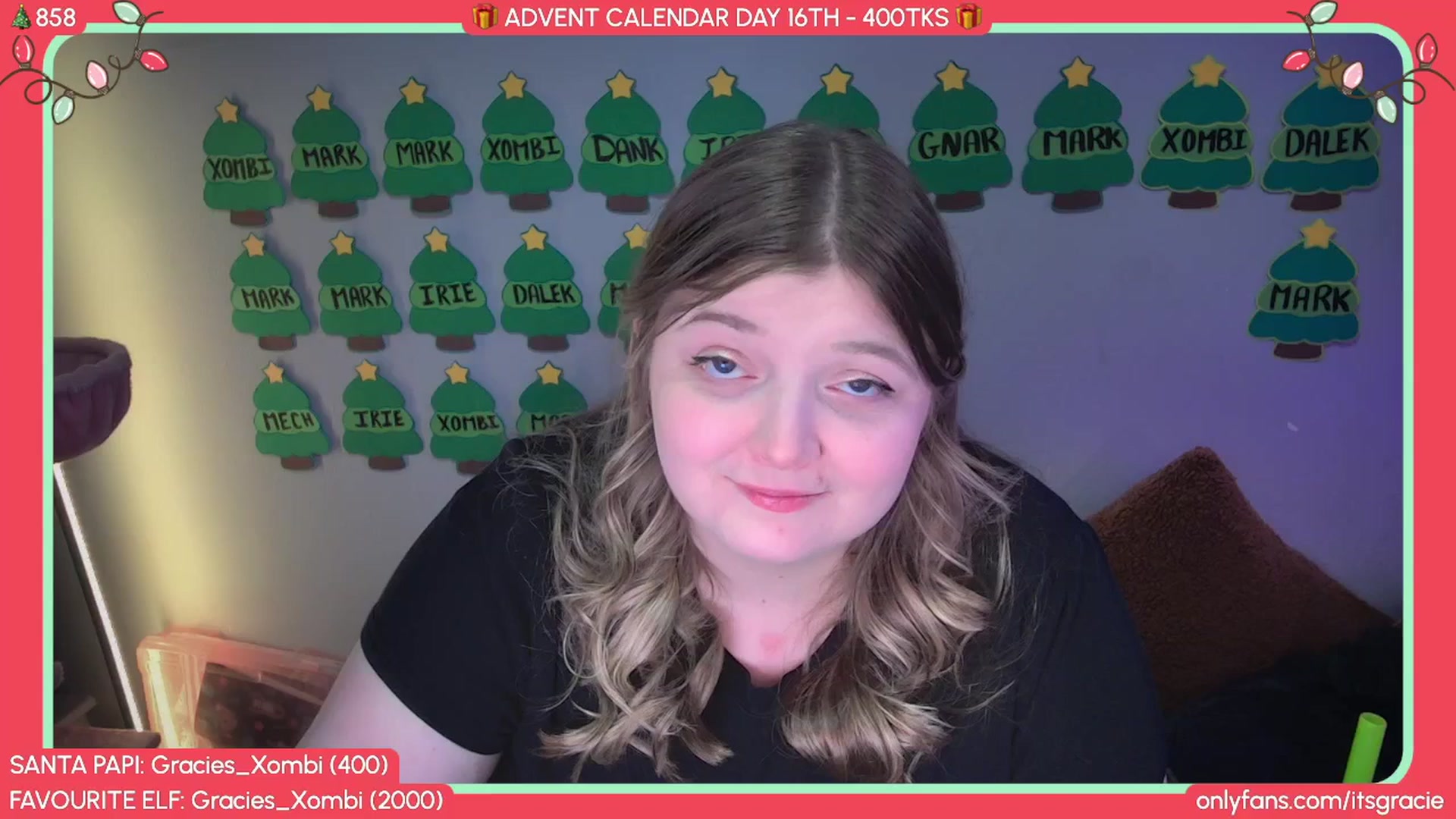 Gallery image thumbnail from Gracie's myfreecams stream on, 12/17/2025, 24:55 image 4 of 20