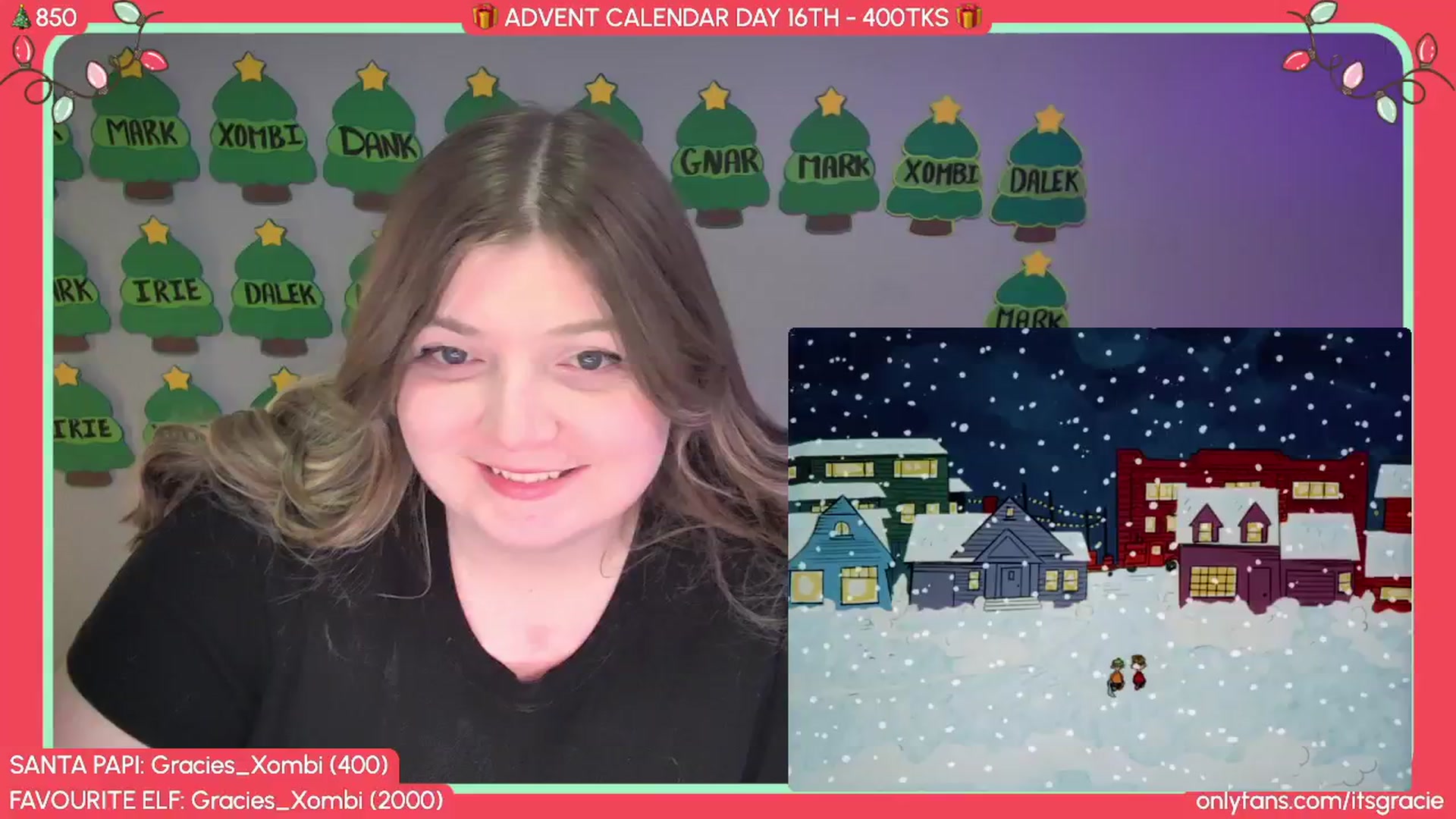 Gallery image thumbnail from Gracie's myfreecams stream on, 12/17/2025, 24:55 image 9 of 20