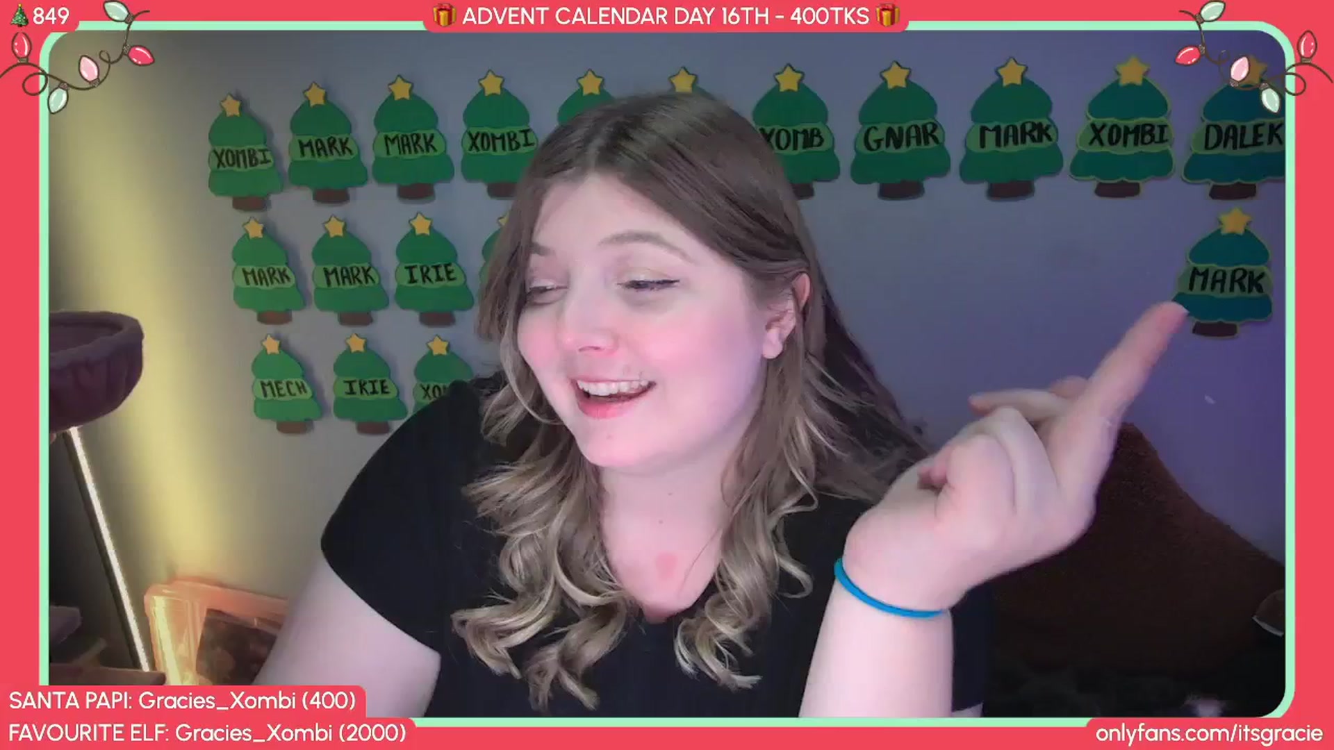 Gallery image thumbnail from Gracie's myfreecams stream on, 12/17/2025, 24:55 image 8 of 20