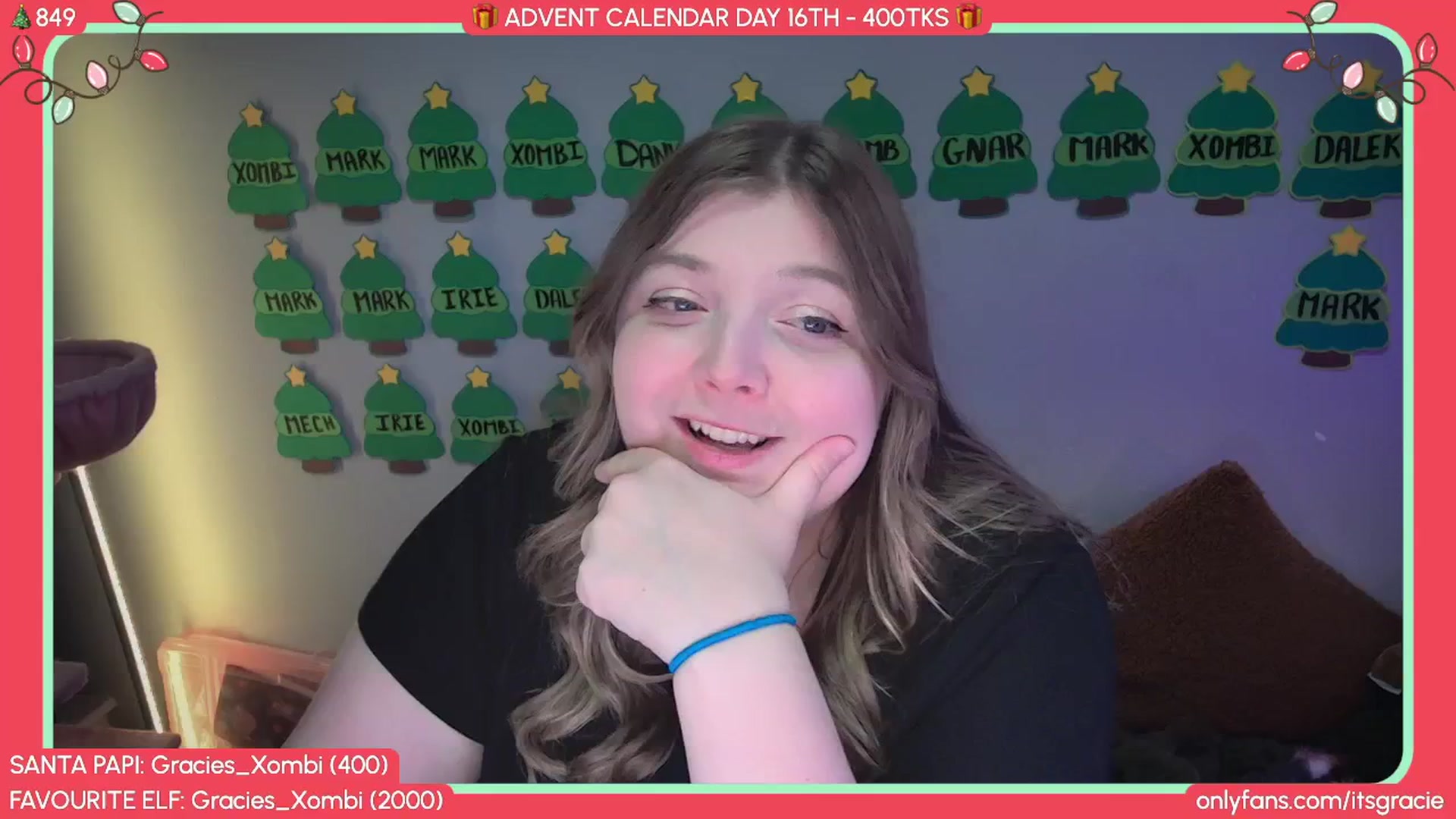 Gallery image thumbnail from Gracie's myfreecams stream on, 12/17/2025, 24:55 image 7 of 20