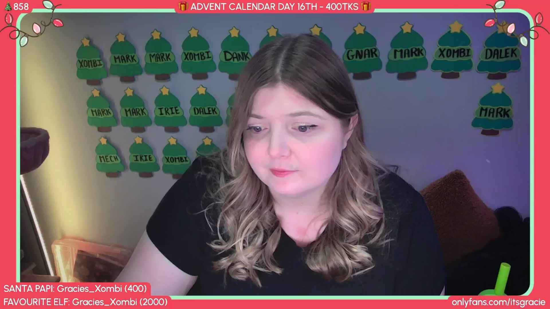 Gallery image thumbnail from Gracie's myfreecams stream on, 12/17/2025, 24:55 image 2 of 20