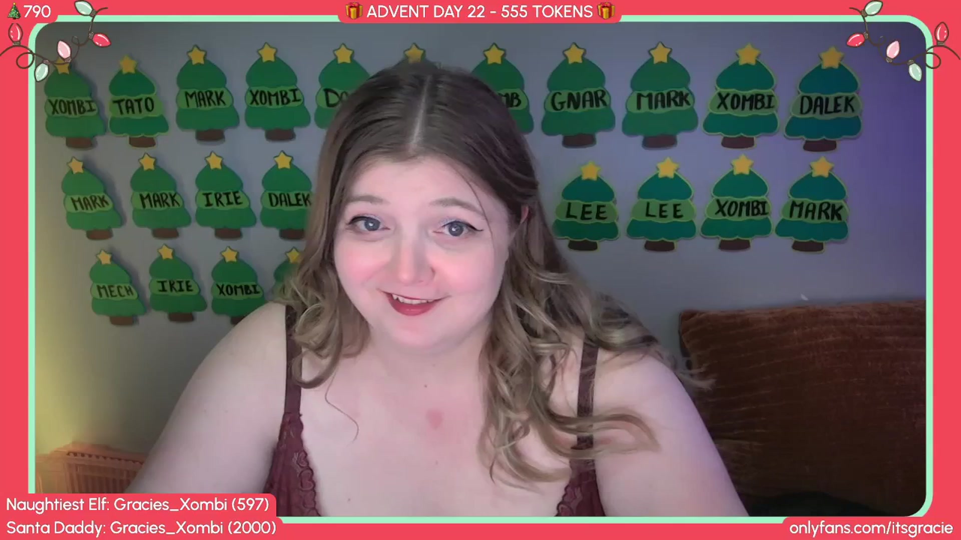 Gallery image thumbnail from Gracie's myfreecams stream on, 12/22/2025, 22:16 image 2 of 20