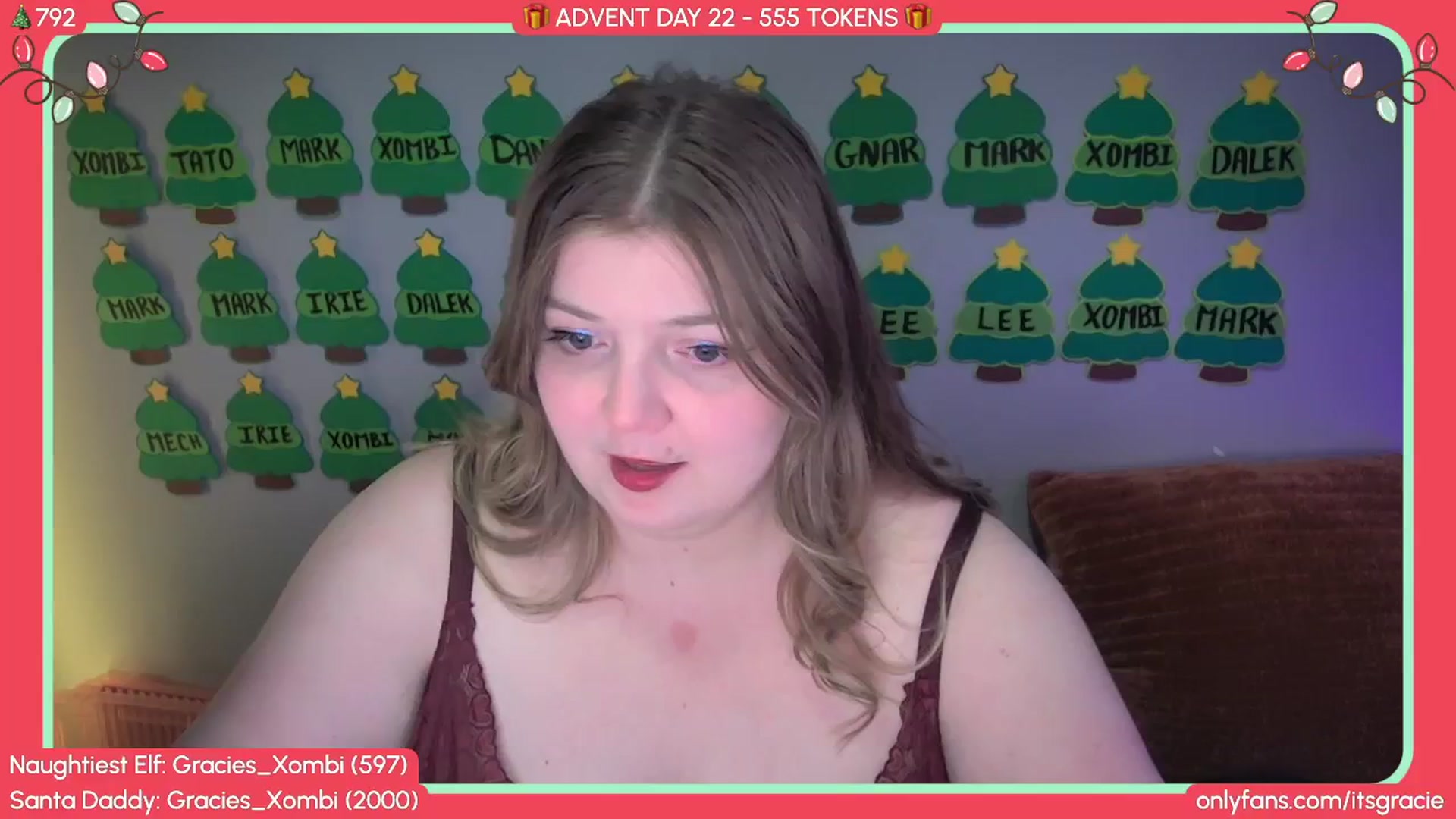Gallery image thumbnail from Gracie's myfreecams stream on, 12/22/2025, 22:16 image 20 of 20