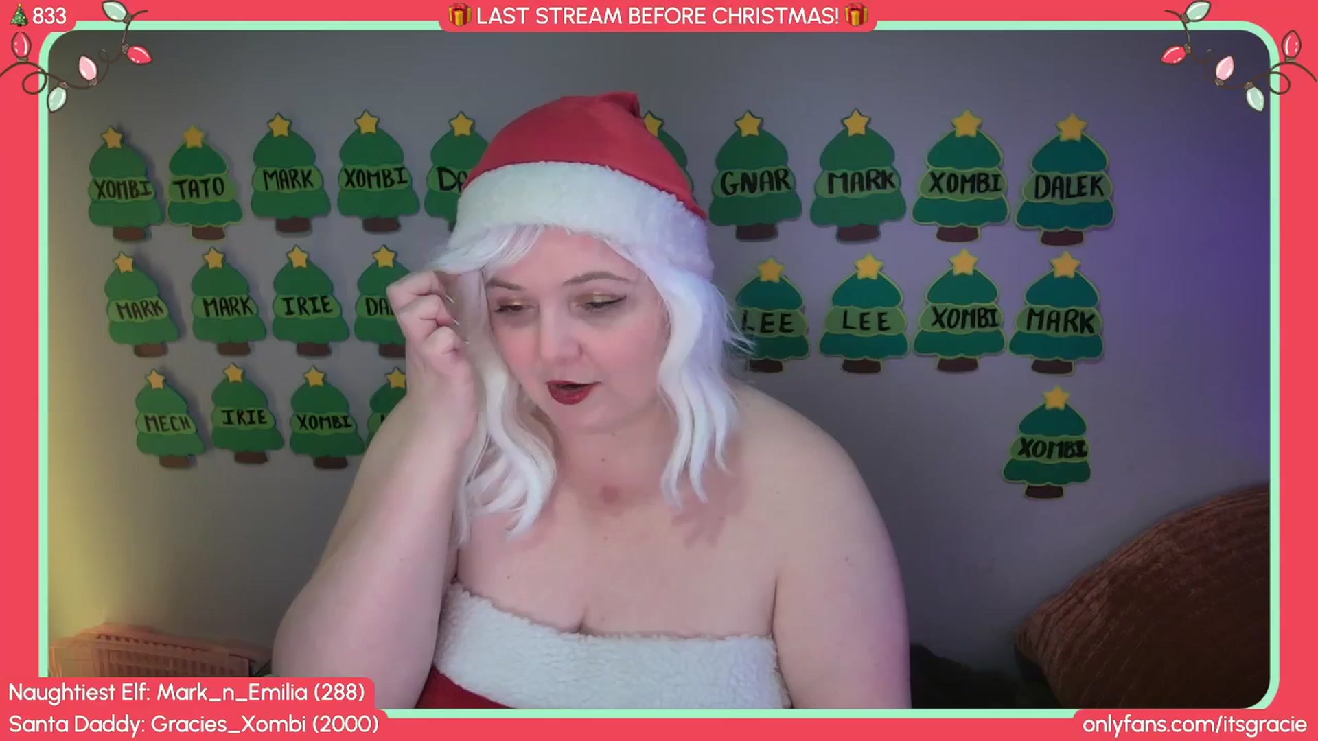 Gallery image thumbnail from Gracie's myfreecams stream on, 12/24/2025, 02:04 image 3 of 20