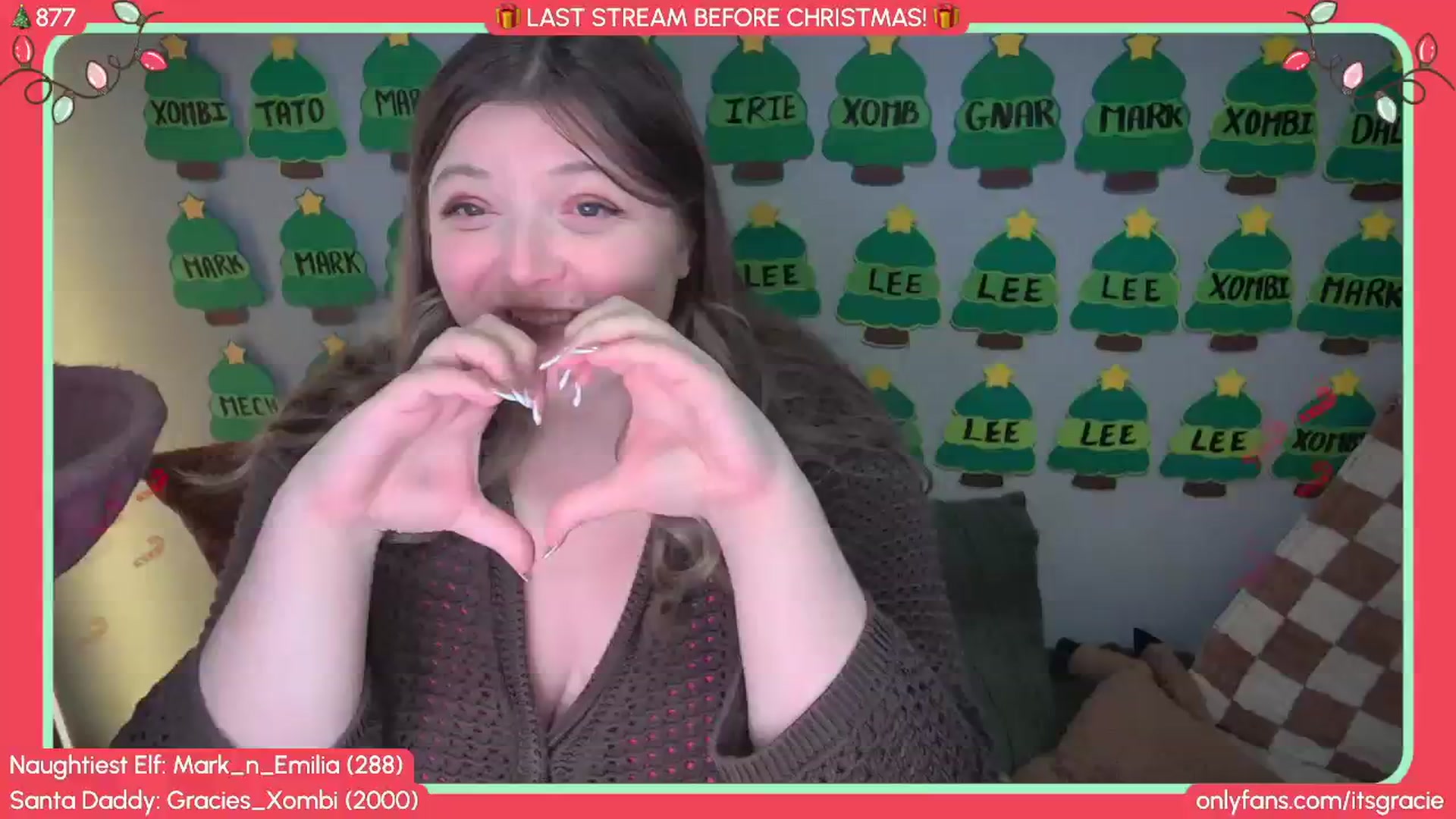 Gallery image thumbnail from Gracie's myfreecams stream on, 12/27/2025, 24:59 image 17 of 20