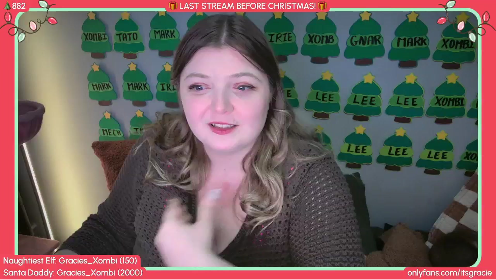 Gallery image thumbnail from Gracie's myfreecams stream on, 12/27/2025, 24:59 image 2 of 20