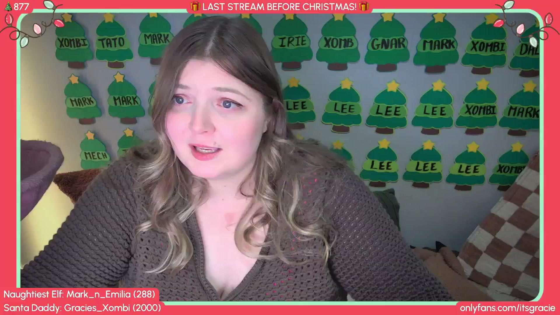 Gallery image thumbnail from Gracie's myfreecams stream on, 12/27/2025, 24:59 image 18 of 20