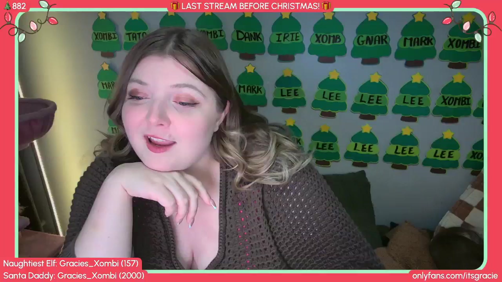 Gallery image thumbnail from Gracie's myfreecams stream on, 12/27/2025, 24:59 image 4 of 20