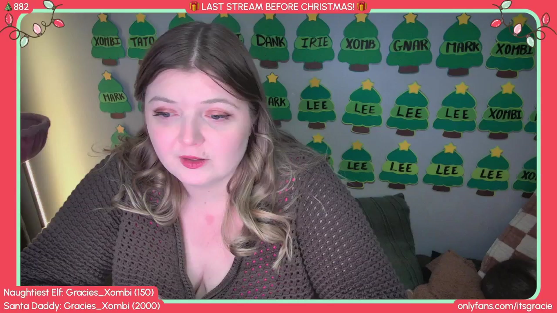Gallery image thumbnail from Gracie's myfreecams stream on, 12/27/2025, 24:59 image 1 of 20