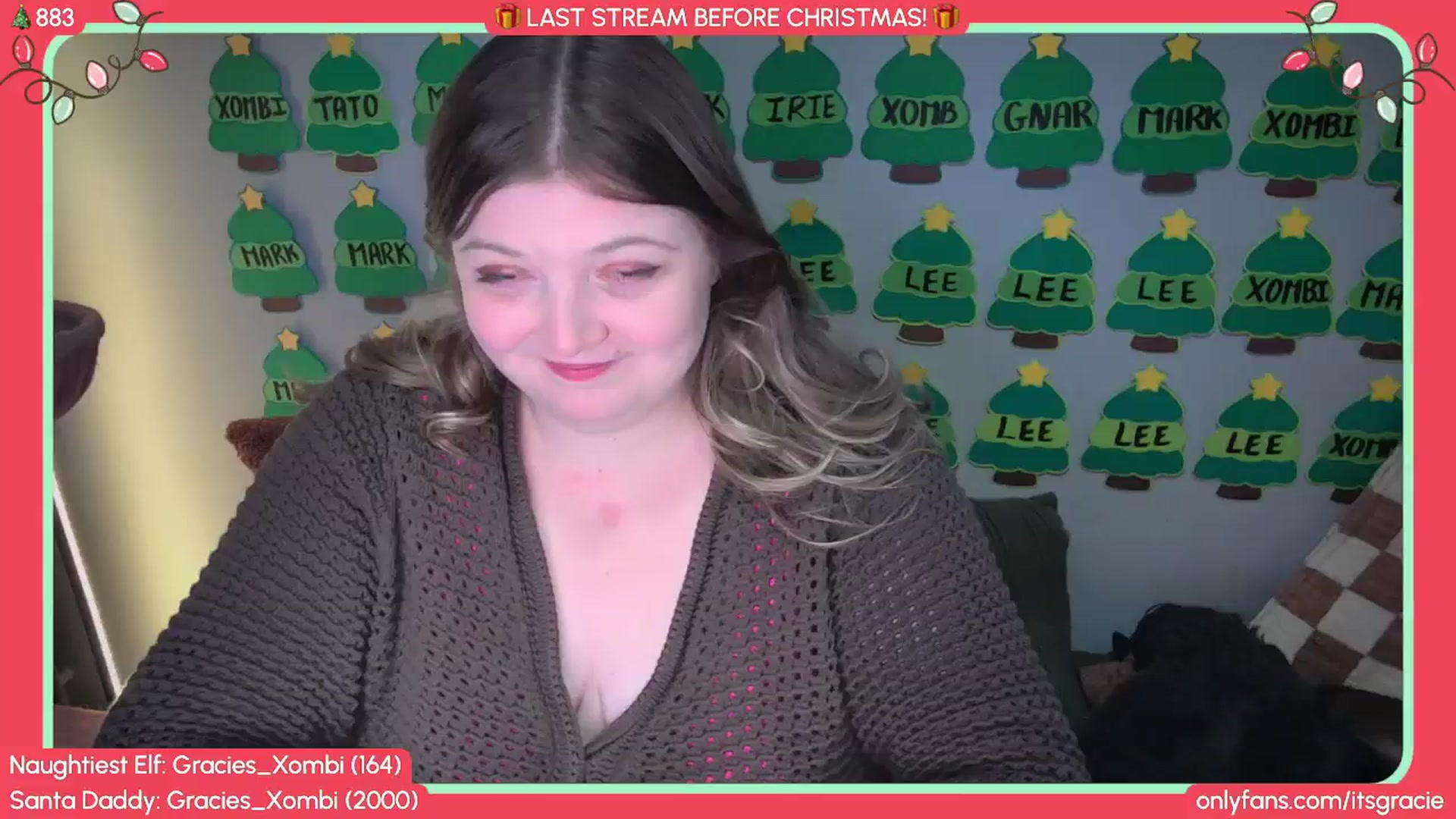 Gallery image thumbnail from Gracie's myfreecams stream on, 12/27/2025, 24:59 image 10 of 20