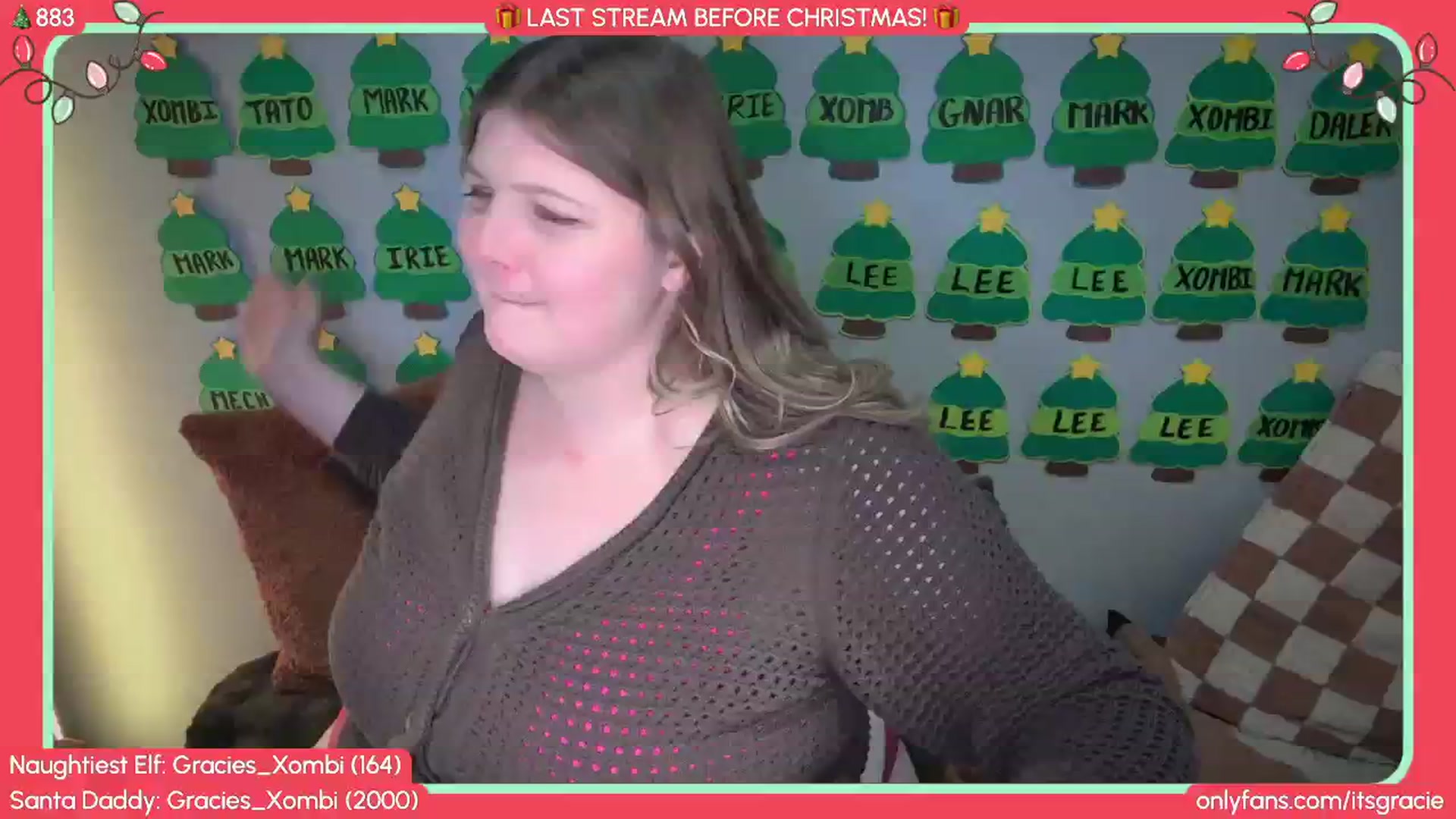 Gallery image thumbnail from Gracie's myfreecams stream on, 12/27/2025, 24:59 image 12 of 20