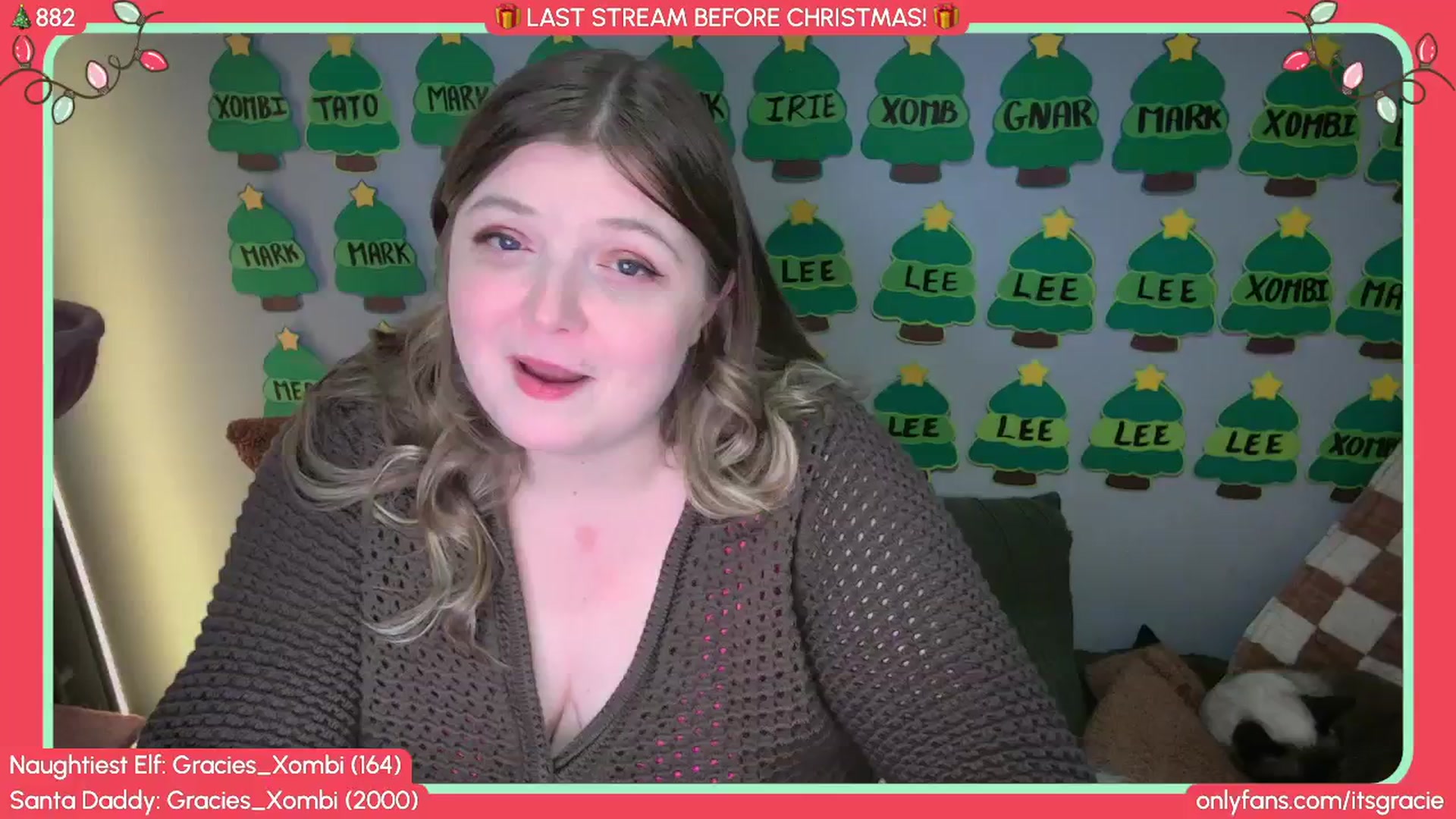 Gallery image thumbnail from Gracie's myfreecams stream on, 12/27/2025, 24:59 image 8 of 20