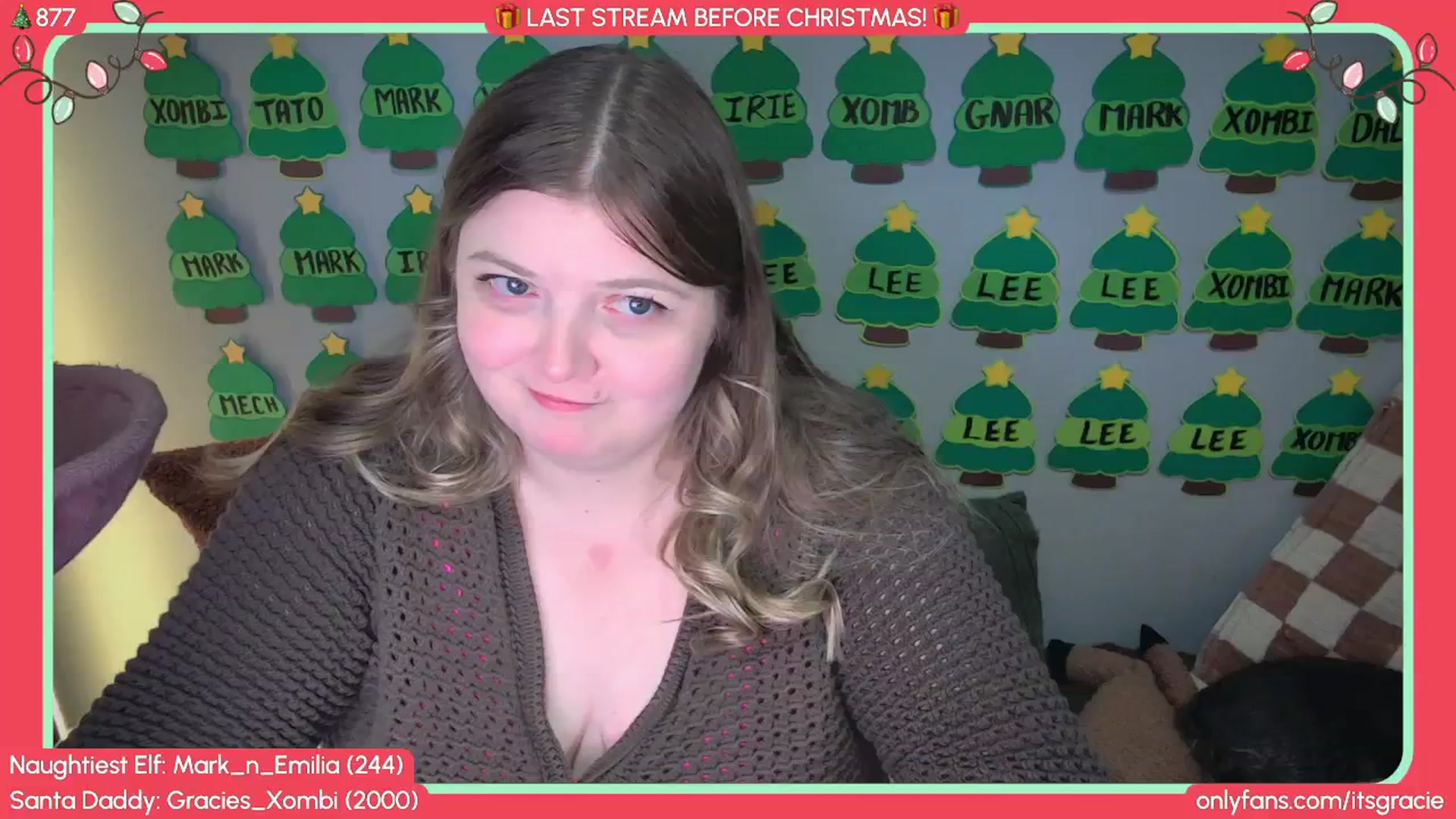 Gallery image thumbnail from Gracie's myfreecams stream on, 12/27/2025, 24:59 image 16 of 20