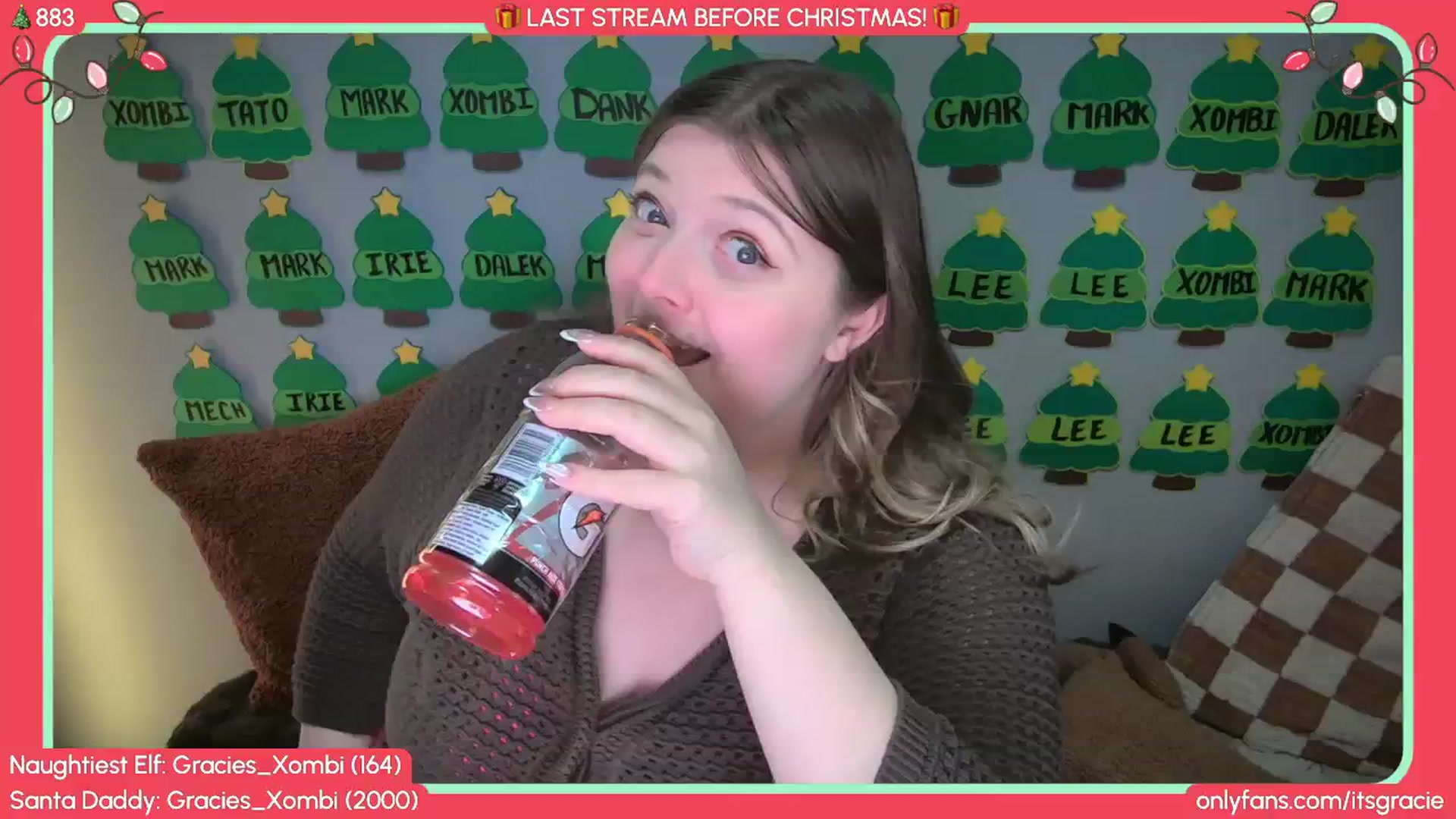 Gallery image thumbnail from Gracie's myfreecams stream on, 12/27/2025, 24:59 image 13 of 20