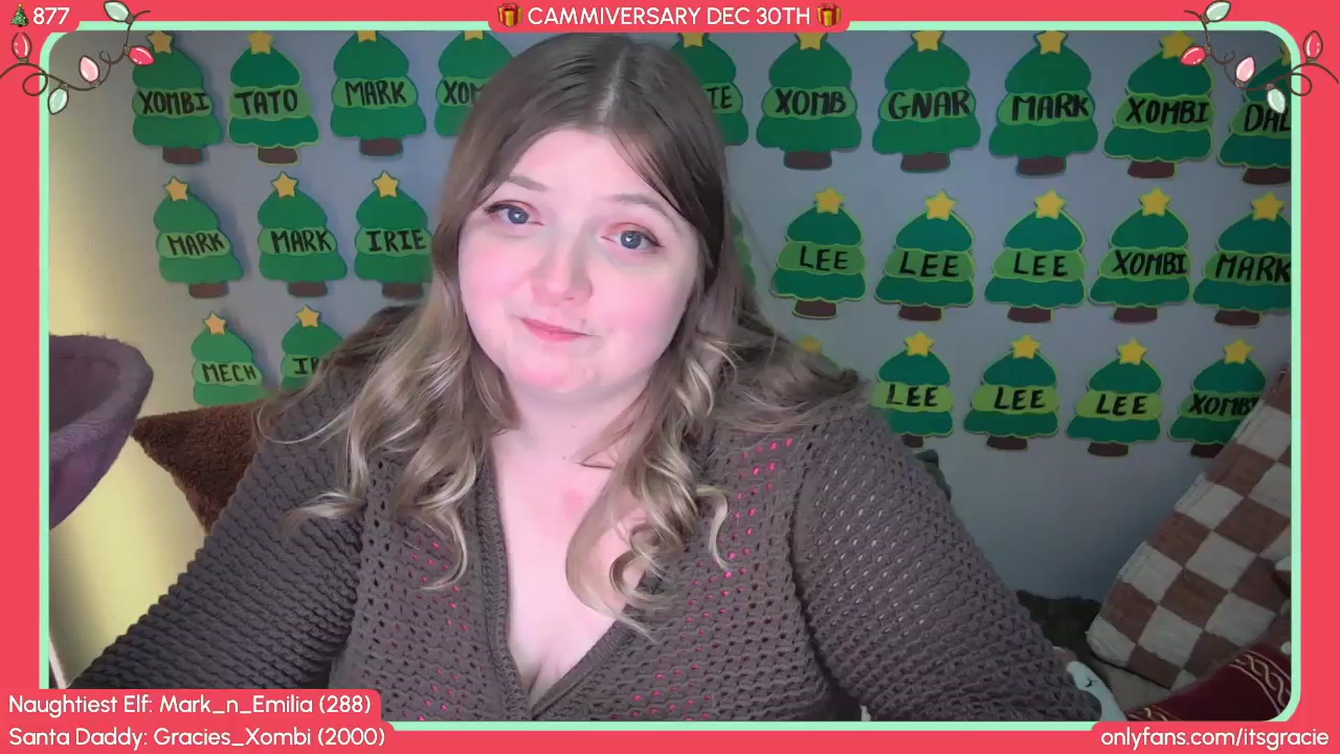 Gallery image thumbnail from Gracie's myfreecams stream on, 12/27/2025, 24:59 image 20 of 20