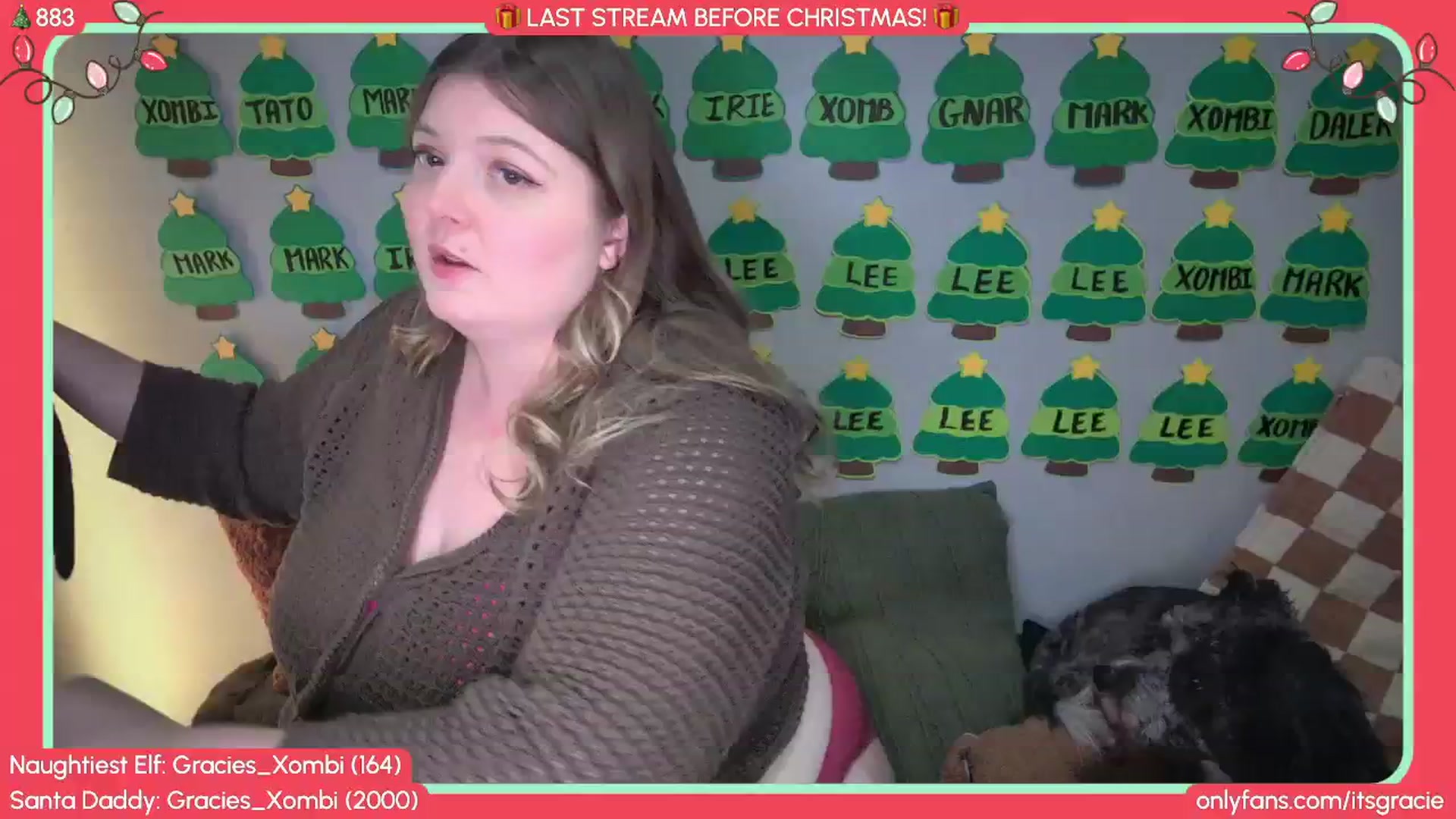 Gallery image thumbnail from Gracie's myfreecams stream on, 12/27/2025, 24:59 image 11 of 20