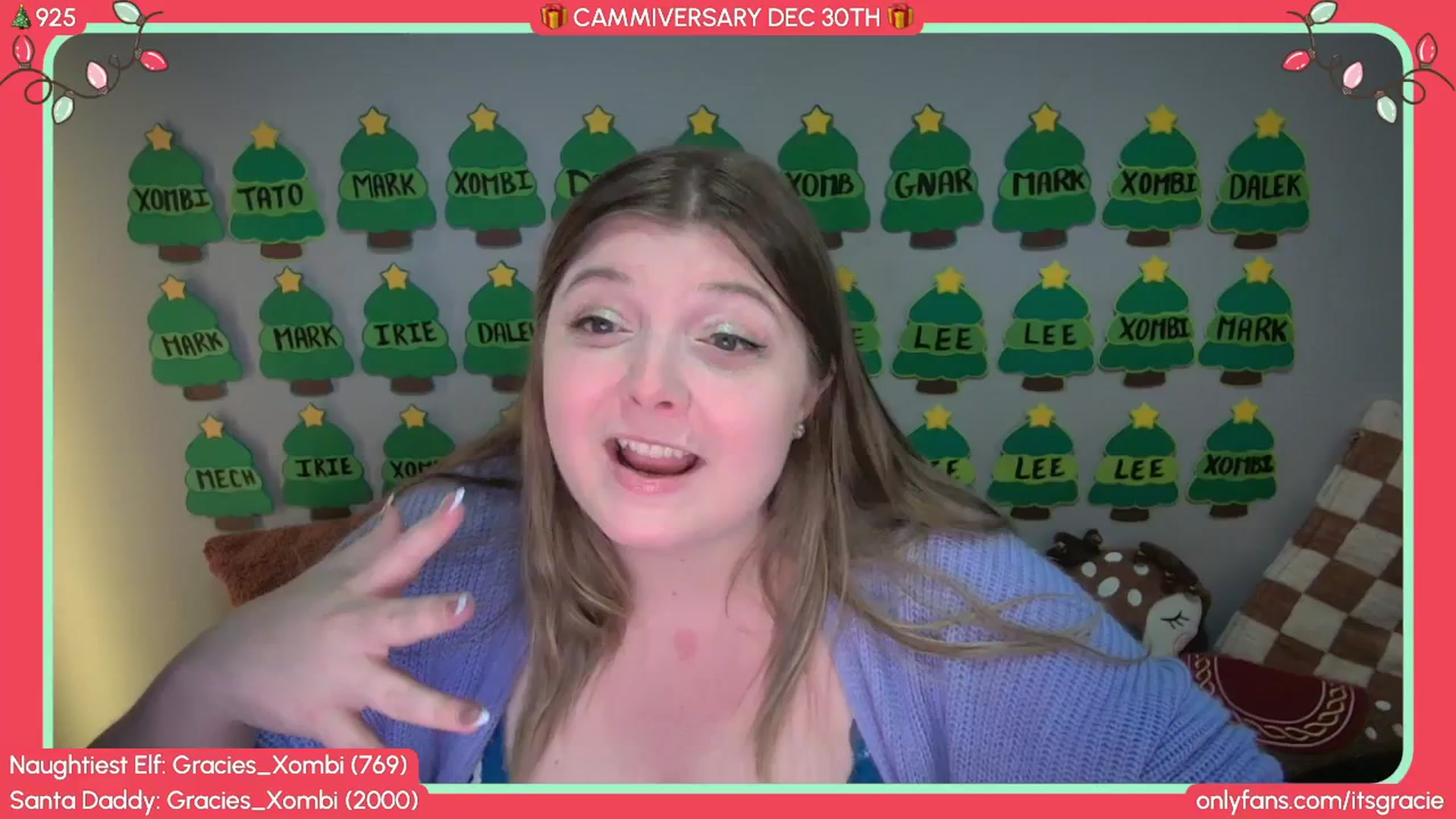Gallery image thumbnail from Gracie's myfreecams stream on, 12/29/2025, 01:51 image 3 of 20