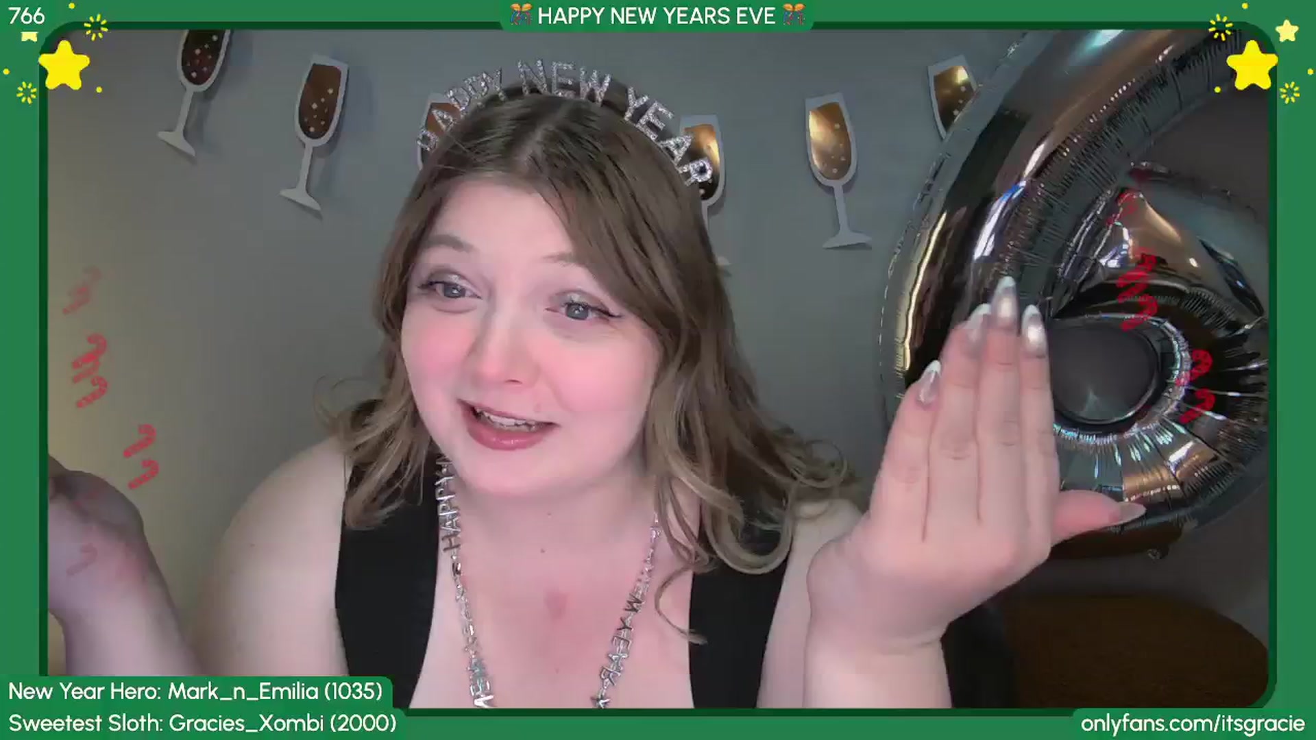 Gallery image thumbnail from Gracie's myfreecams stream on, 01/01/2026, 05:09 image 5 of 20