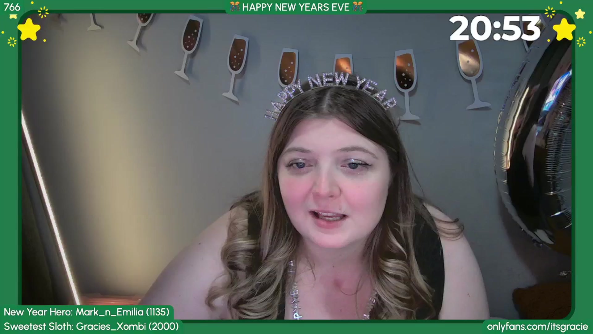 Gallery image thumbnail from Gracie's myfreecams stream on, 01/01/2026, 05:09 image 19 of 20