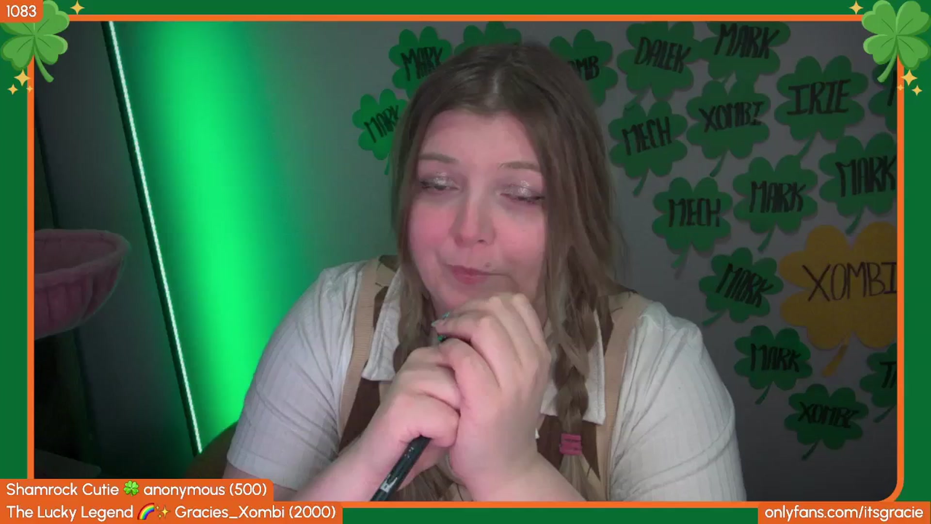 Gallery image thumbnail from Gracie's myfreecams stream on, 03/10/2026, 01:20 image 15 of 20