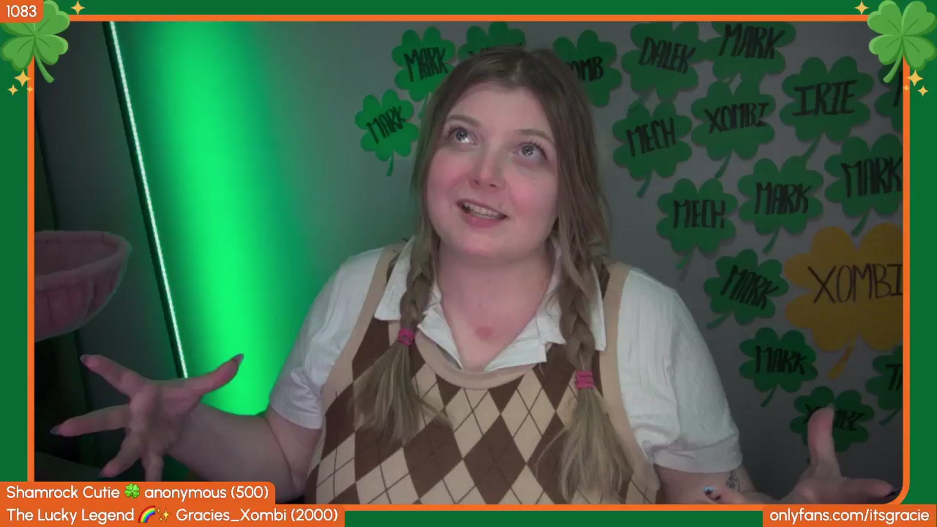 Gallery image thumbnail from Gracie's myfreecams stream on, 03/10/2026, 01:20 image 8 of 20