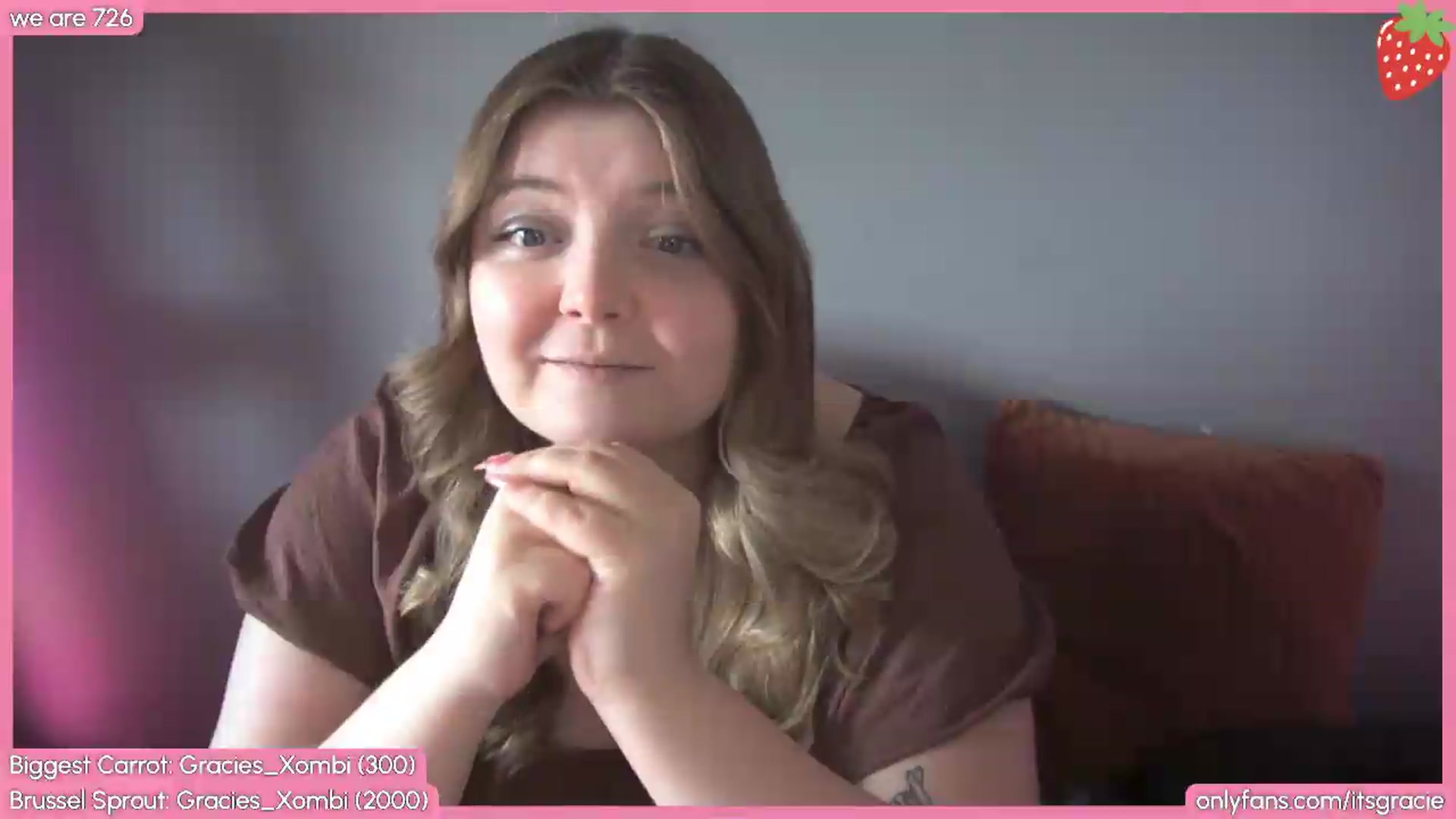 Gallery image thumbnail from Gracie's myfreecams stream on, 05/08/2026, 16:23 image 16 of 20
