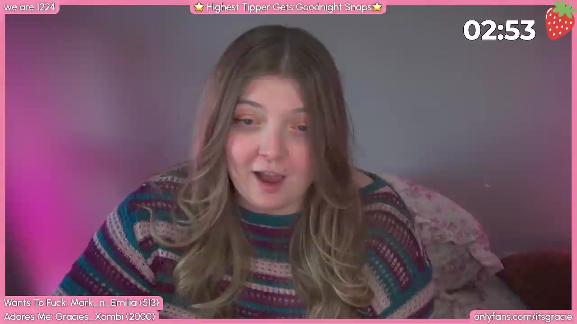 Gallery image thumbnail from Gracie's myfreecams stream on, 05/26/2026, 24:36 image 11 of 20