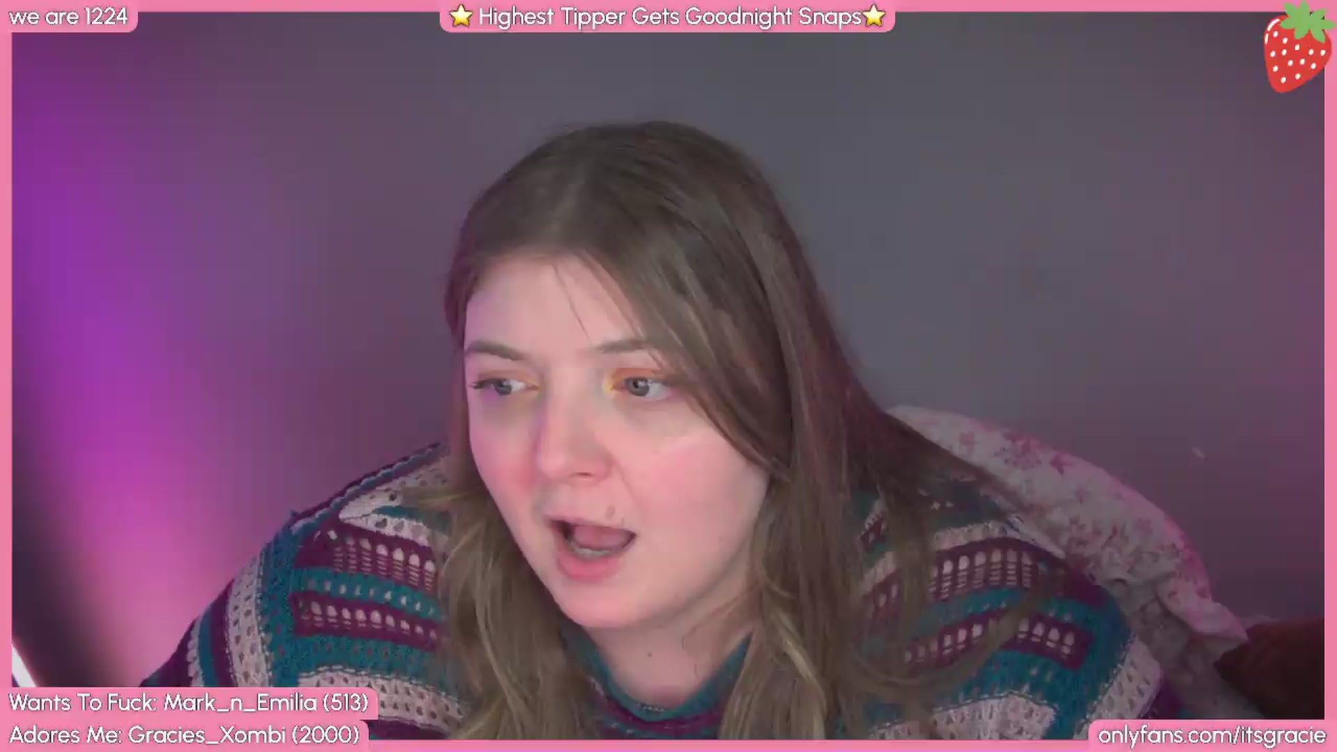 Gallery image thumbnail from Gracie's myfreecams stream on, 05/26/2026, 24:36 image 19 of 20