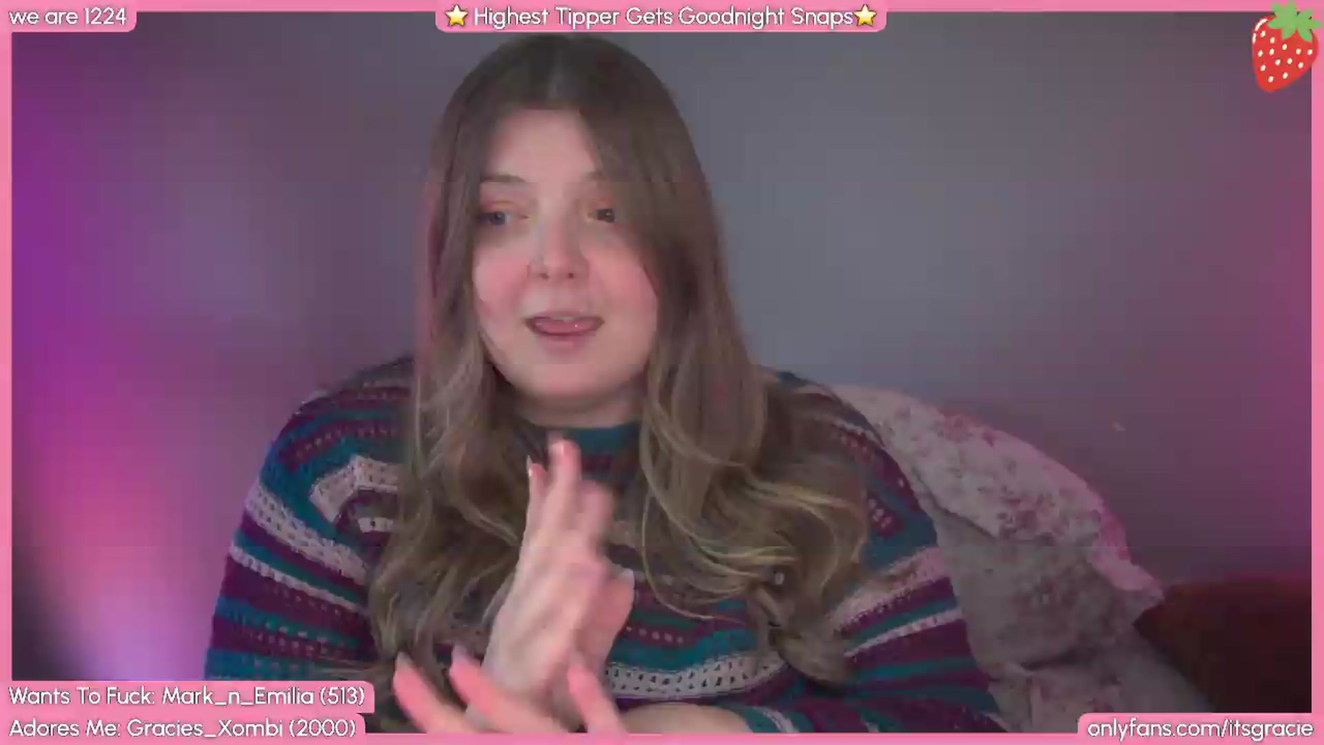 Gallery image thumbnail from Gracie's myfreecams stream on, 05/26/2026, 24:36 image 14 of 20