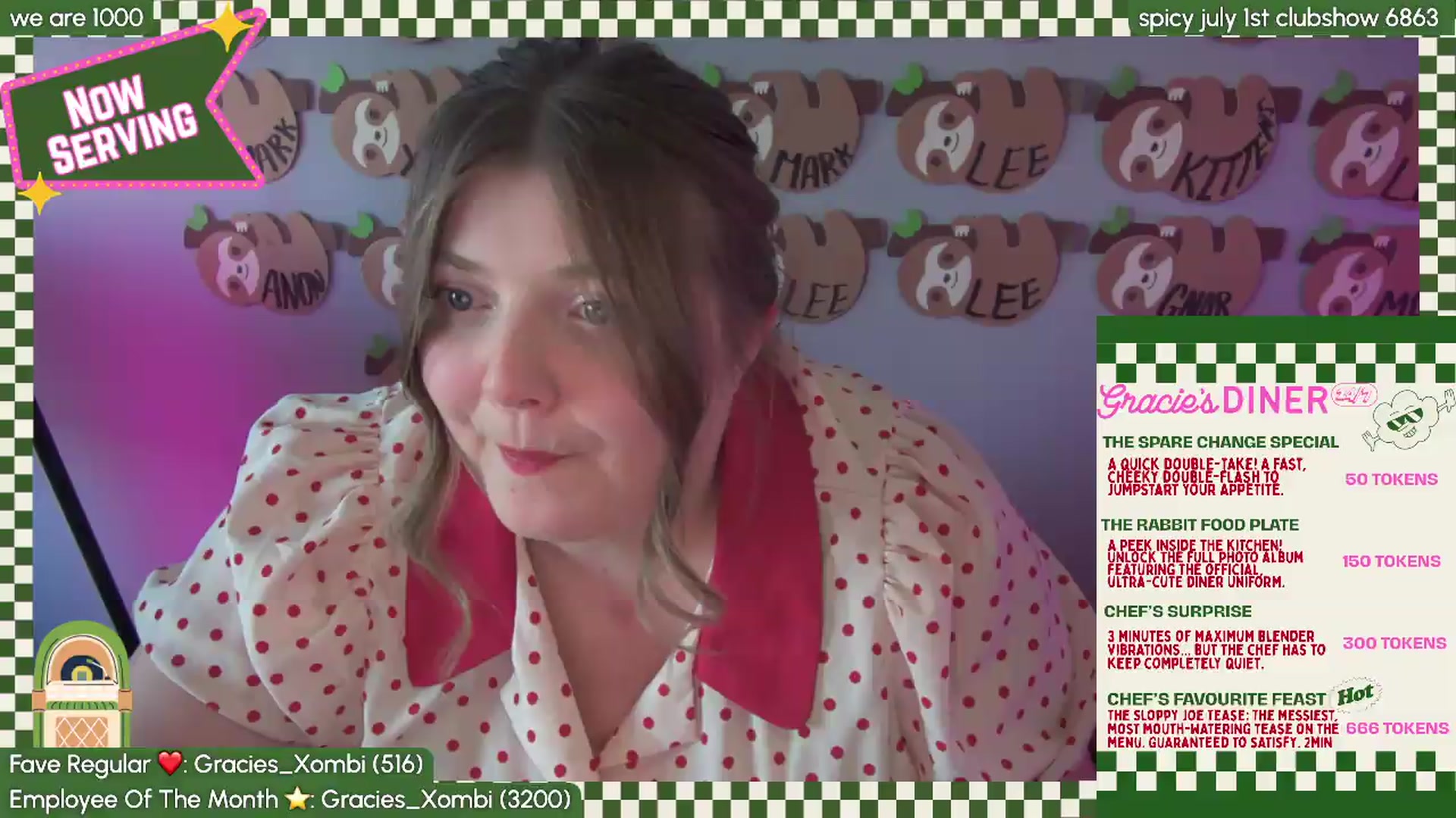 Gallery image thumbnail from Gracie's myfreecams stream on, 06/28/2026, 24:02 image 3 of 20