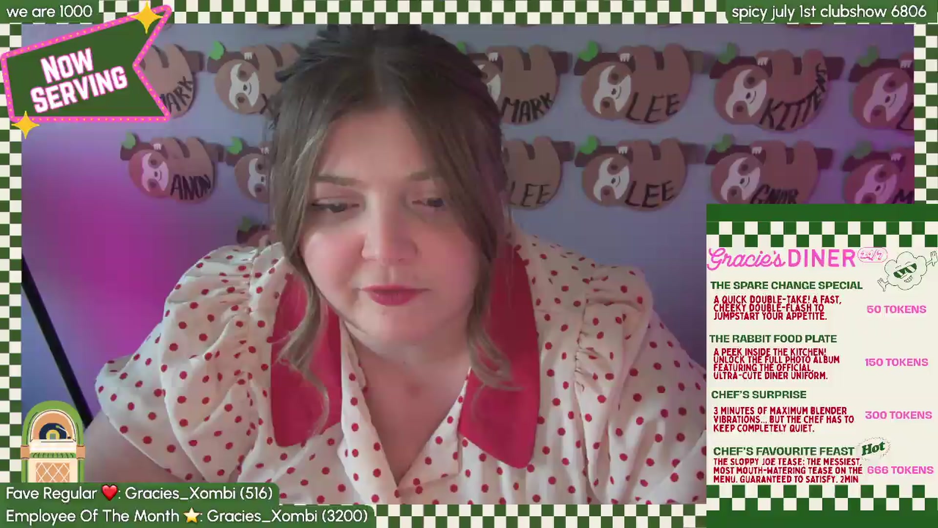Gallery image thumbnail from Gracie's myfreecams stream on, 06/28/2026, 24:02 image 10 of 20