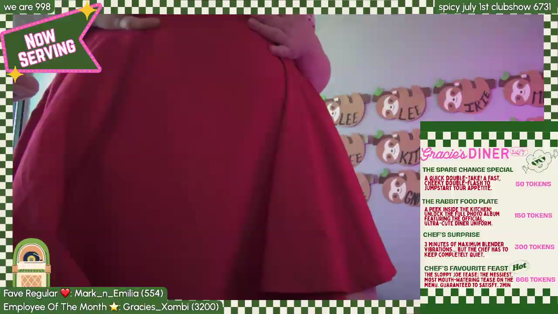 Gallery image thumbnail from Gracie's myfreecams stream on, 06/28/2026, 24:02 image 17 of 20